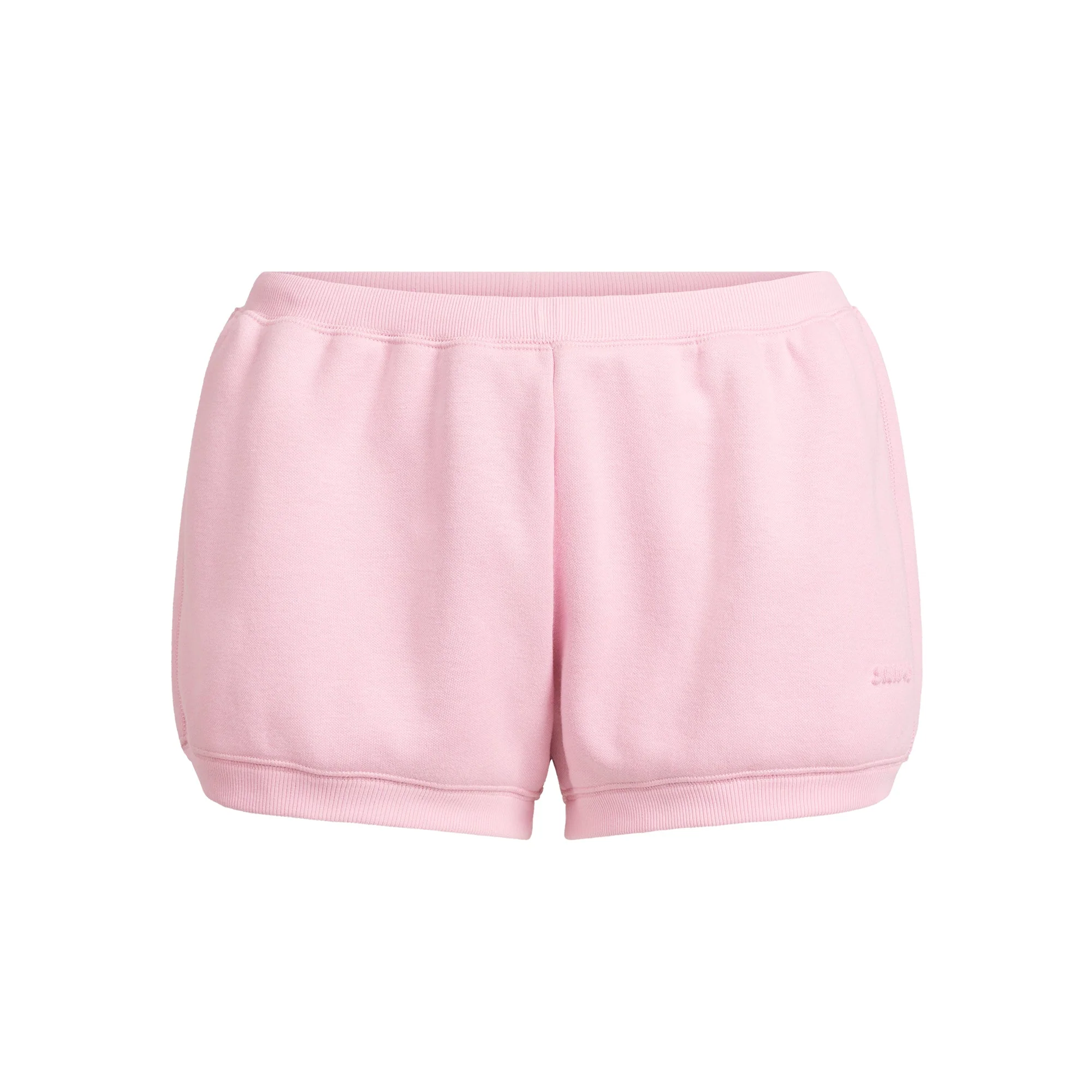 COTTON FLEECE BUBBLE HEM SHORT | HALITE - Image 6