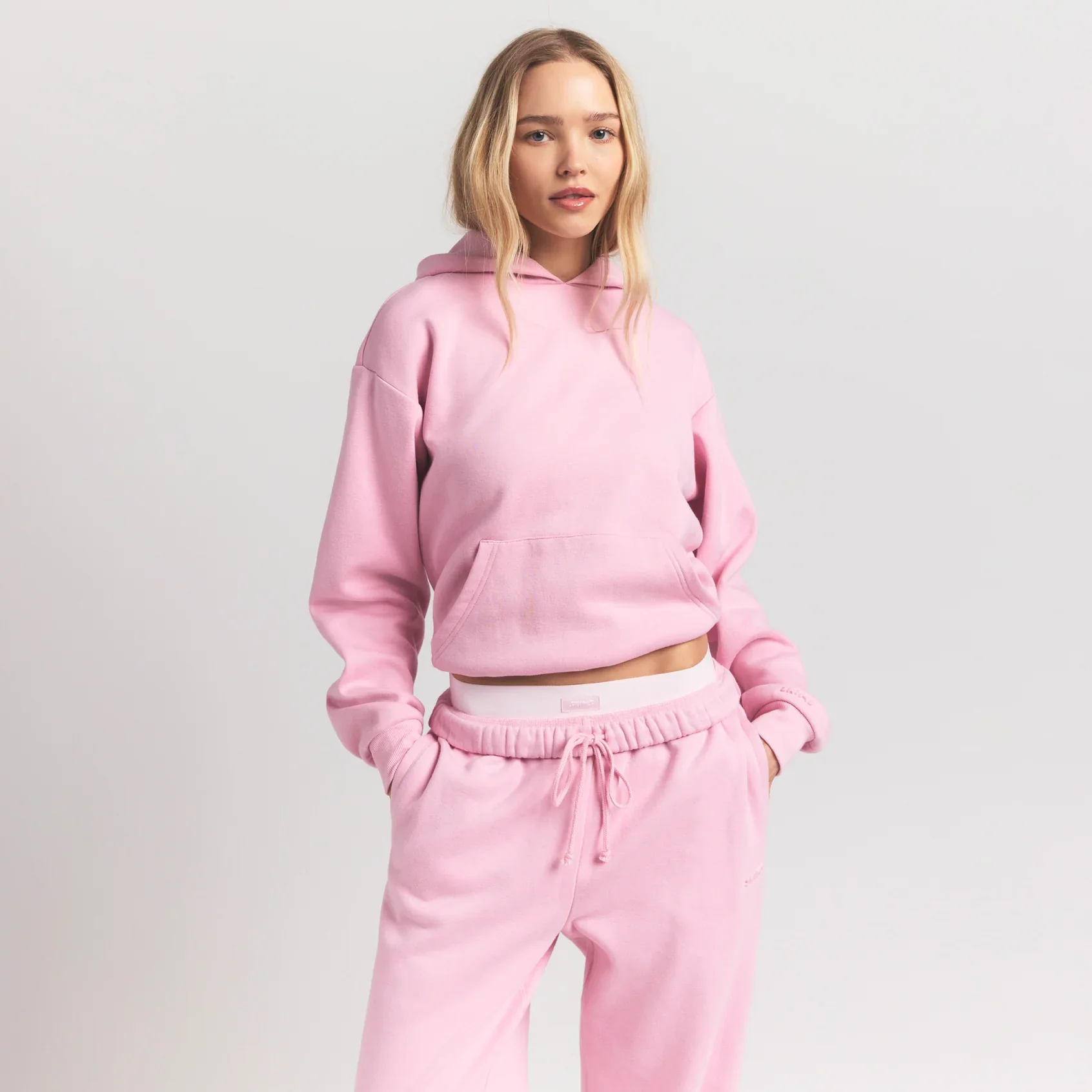 COTTON FLEECE CLASSIC HOODIE | HALITE - Image 2