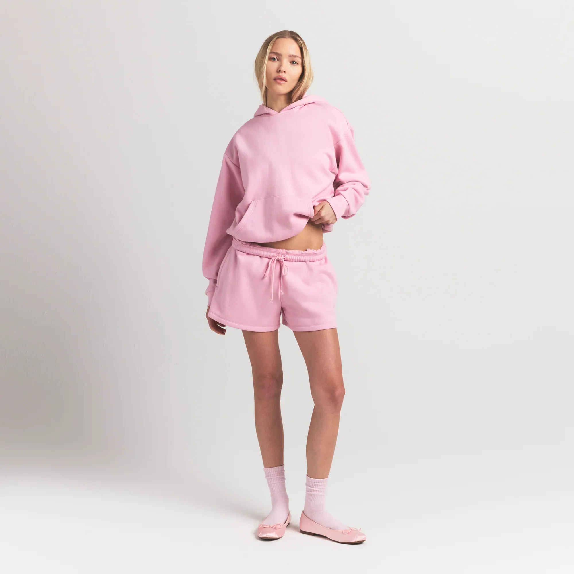COTTON FLEECE CLASSIC HOODIE | HALITE - Image 3