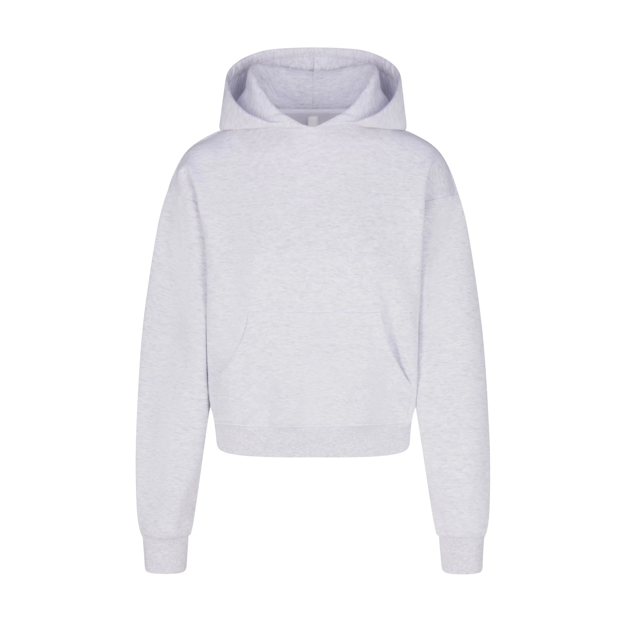 COTTON FLEECE CLASSIC HOODIE | LIGHT HEATHER GREY - Image 6