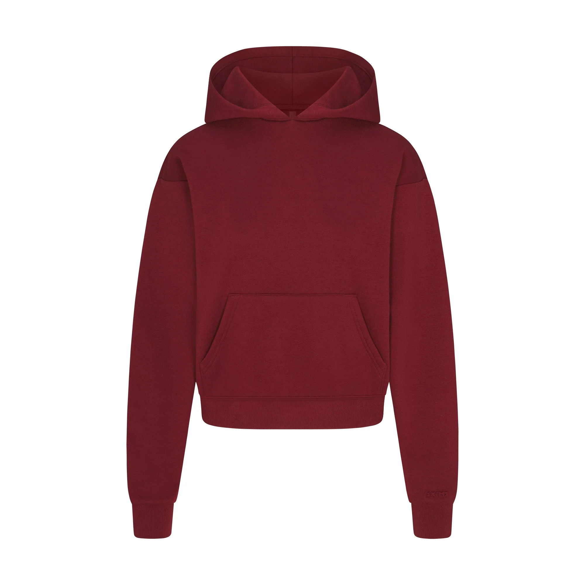 COTTON FLEECE CLASSIC HOODIE | MERLOT - Image 6