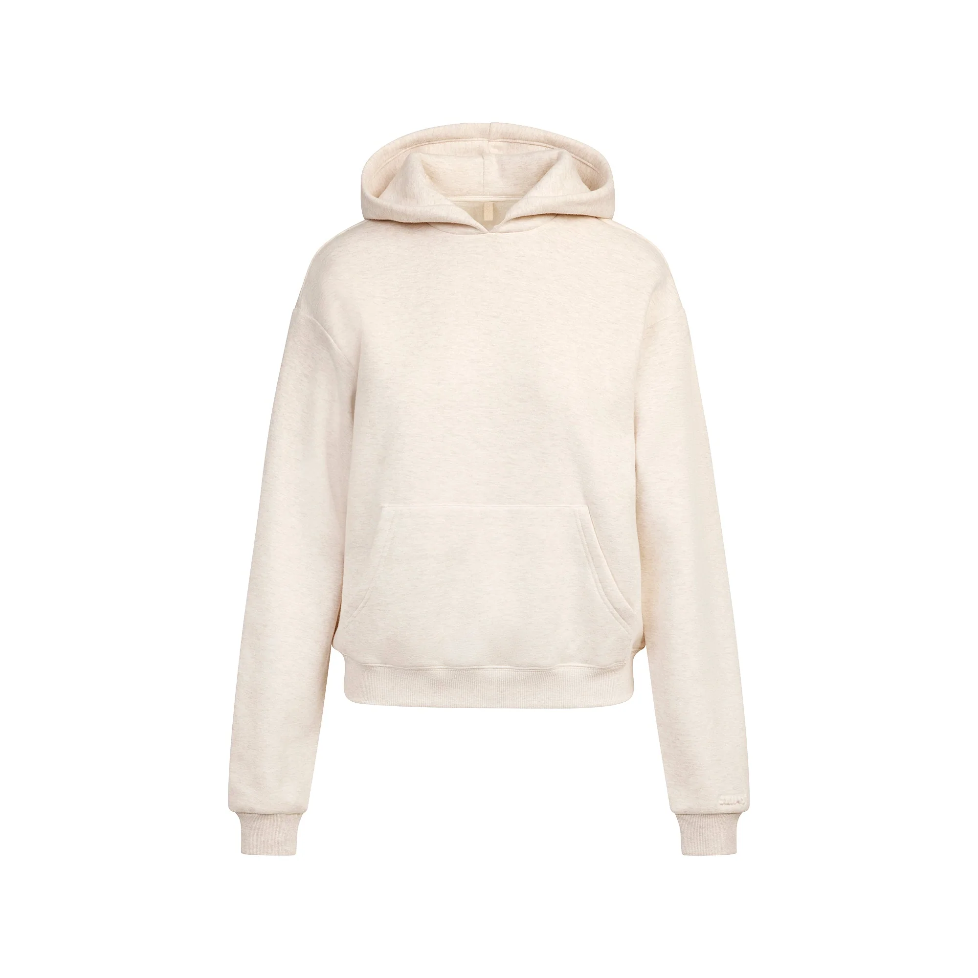 COTTON FLEECE CLASSIC HOODIE | OATMEAL HEATHER - Image 6
