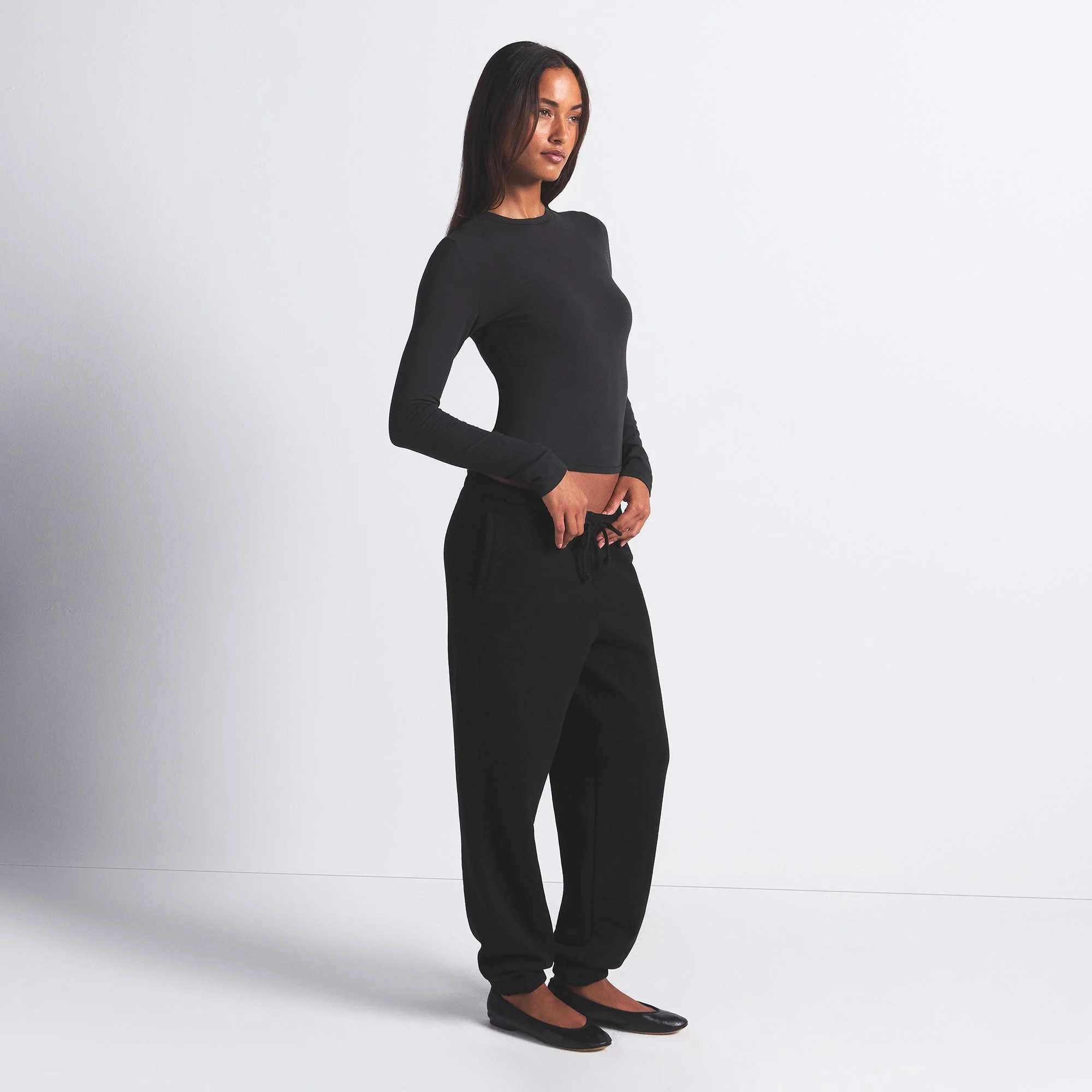 COTTON FLEECE CLASSIC JOGGER | ONYX - Image 3