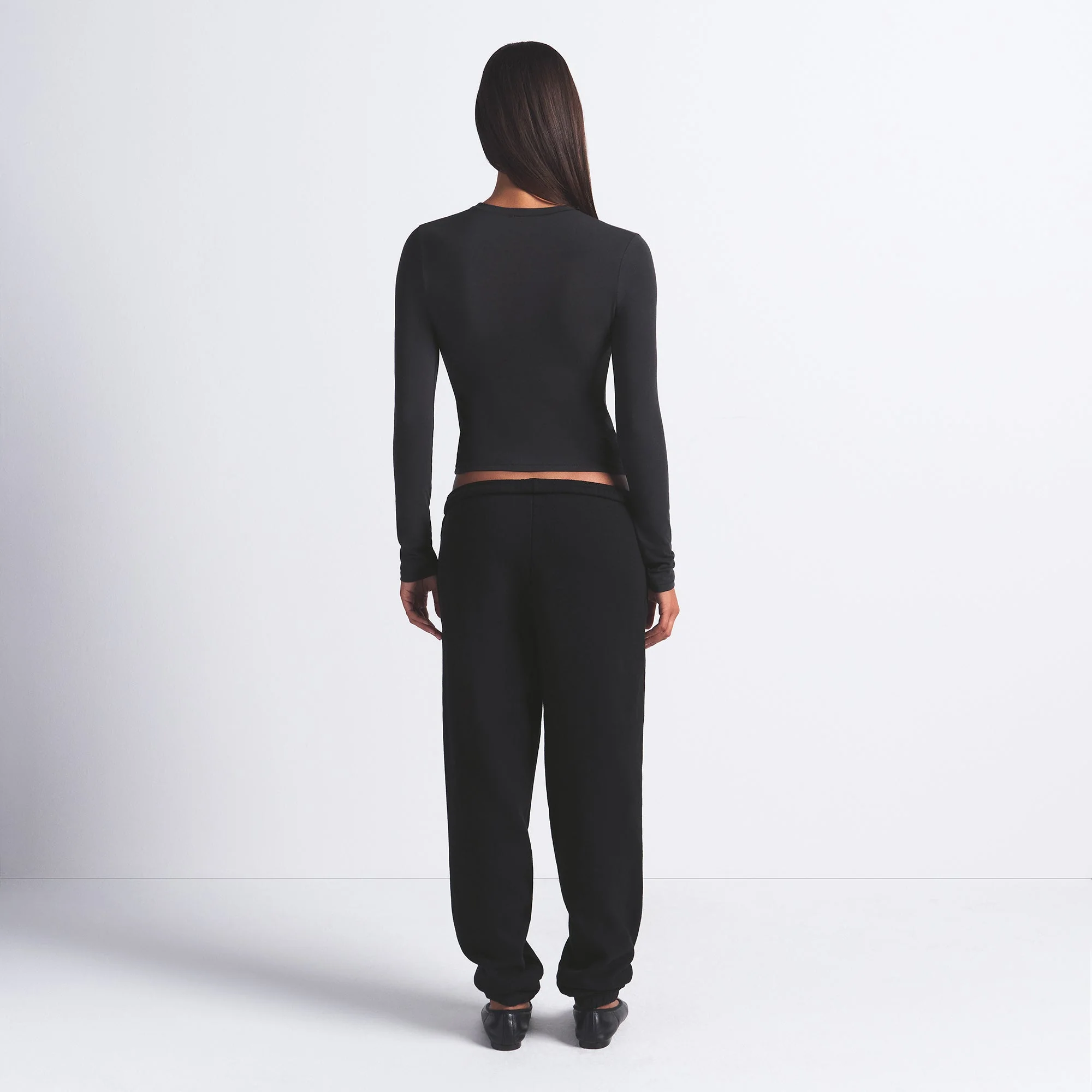 COTTON FLEECE CLASSIC JOGGER | ONYX - Image 4