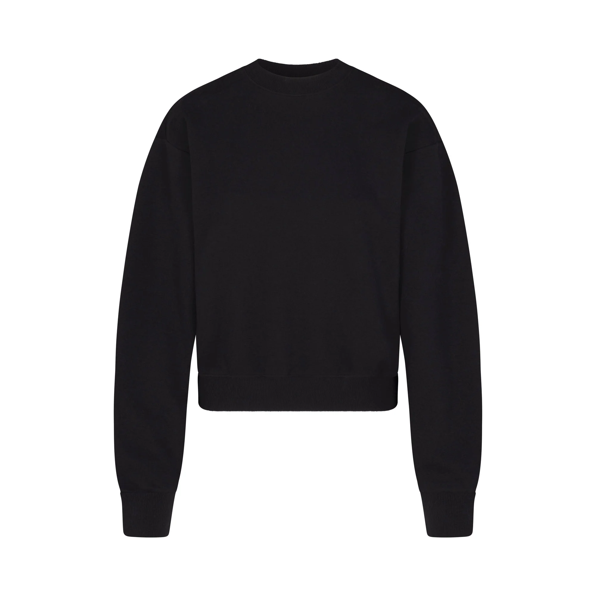COTTON FLEECE CREWNECK | ONYX - Image 5