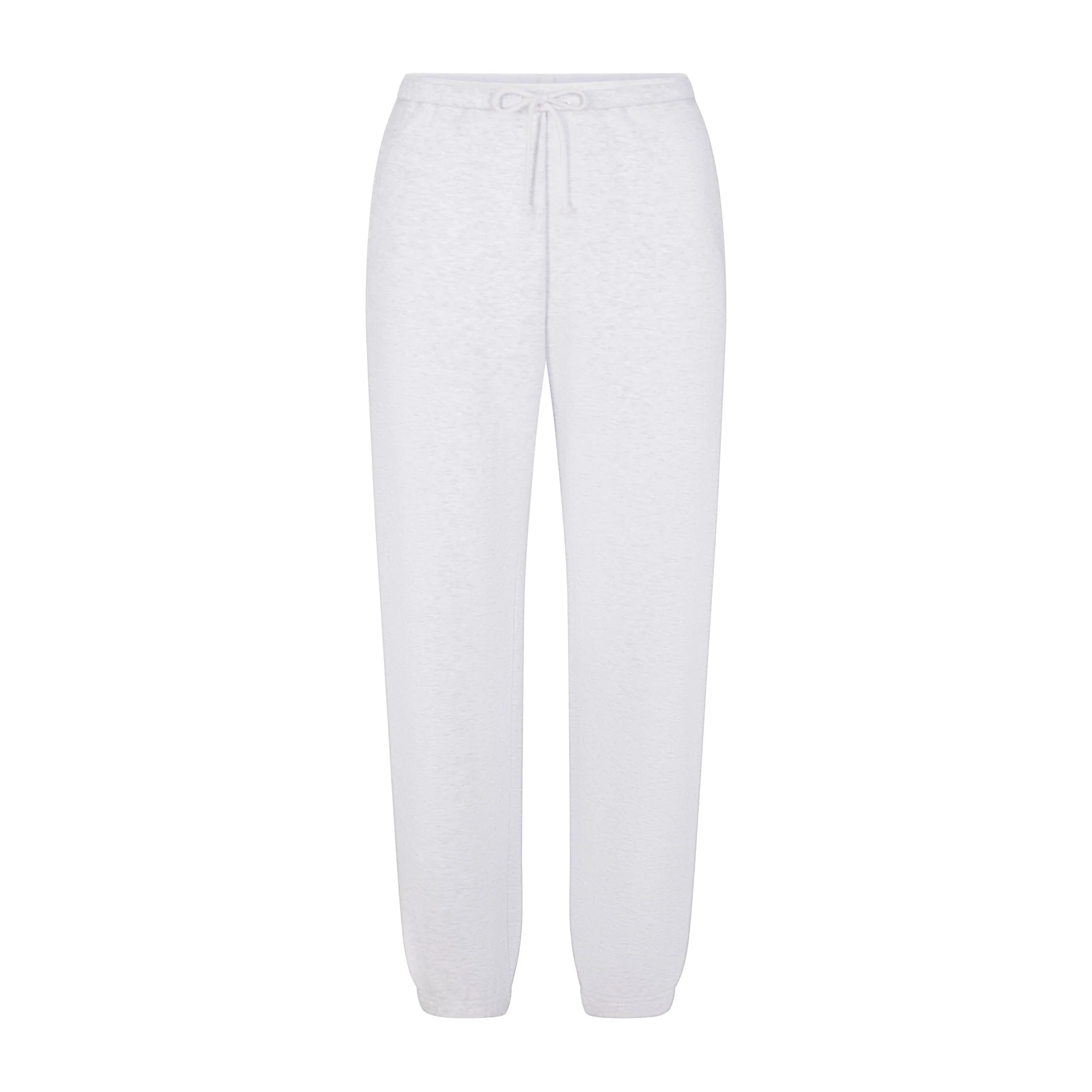 COTTON FLEECE JOGGER | LIGHT HEATHER GREY - Image 6
