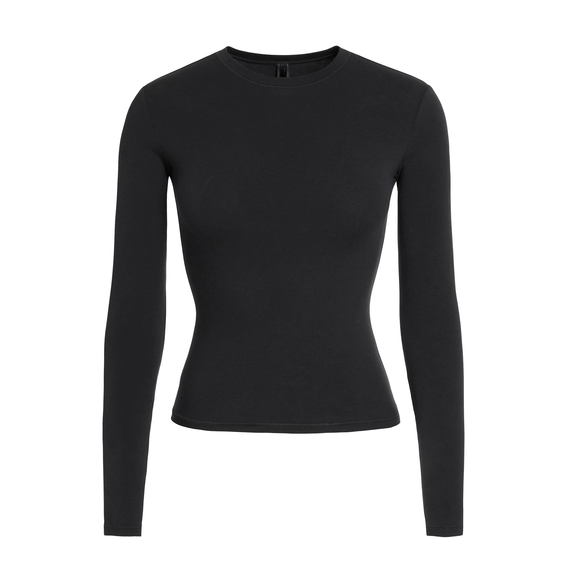 COTTON JERSEY LONG SLEEVE T-SHIRT | SOOT - Image 6