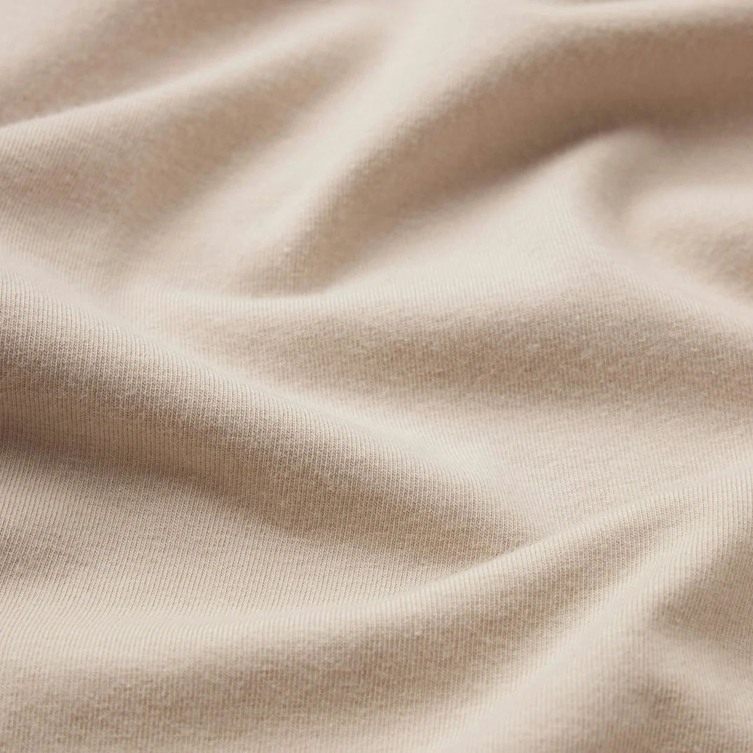 COTTON JERSEY LOOSE SHORT | STONE - Image 4