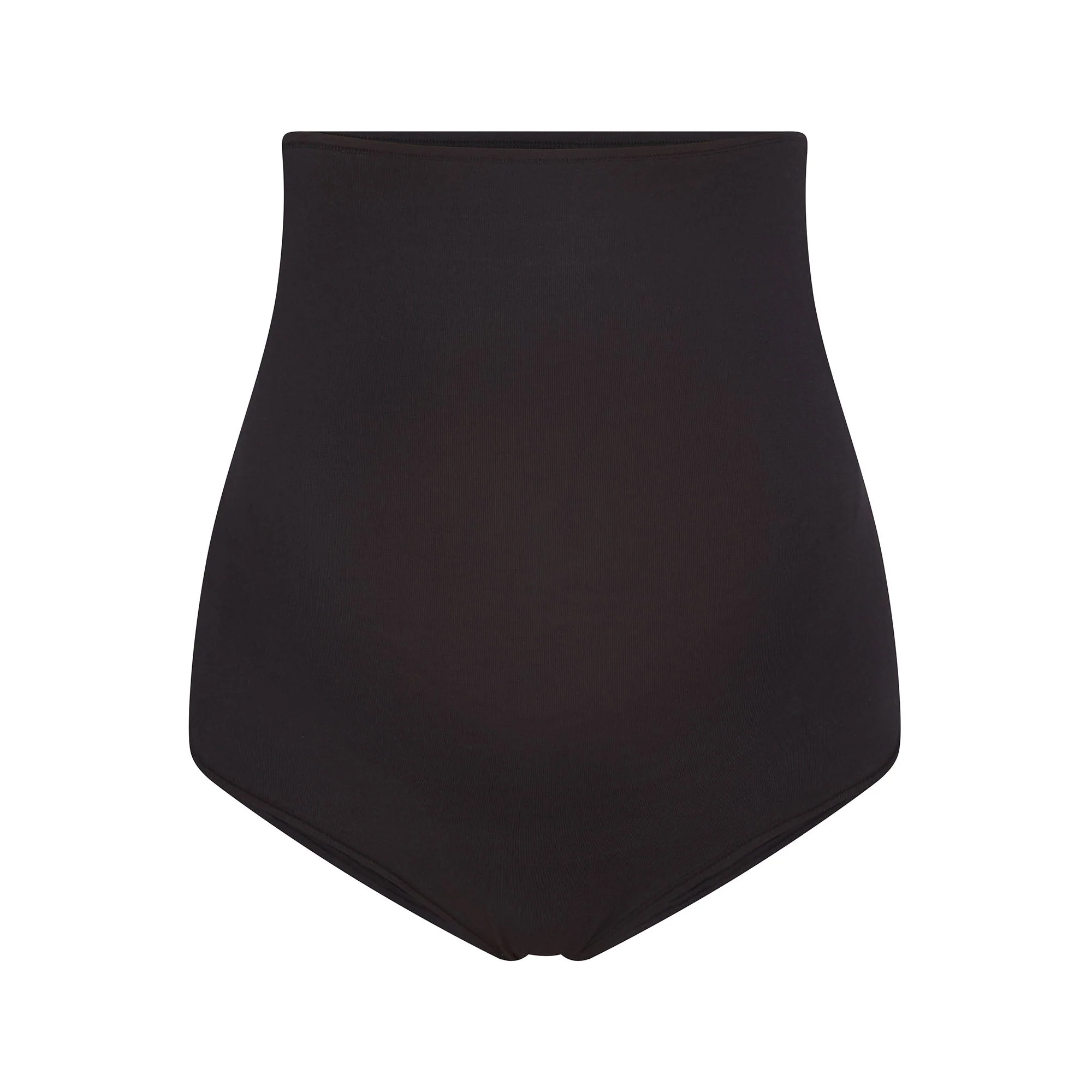 COTTON JERSEY MATERNITY HIGH-WAISTED BRIEF | SOOT - Image 6