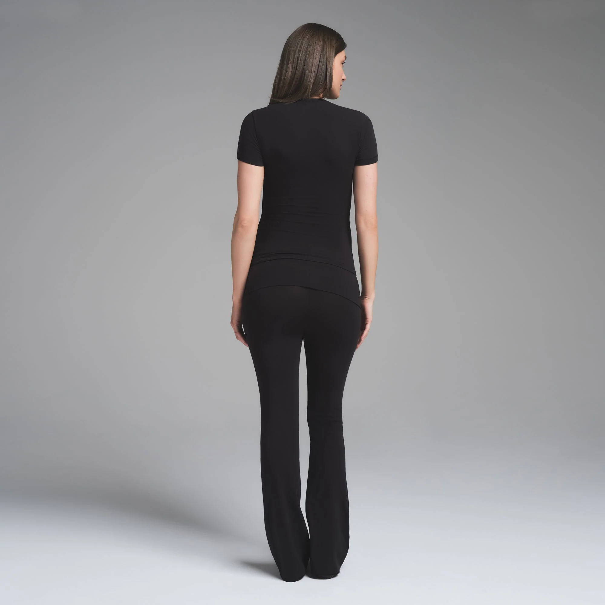 COTTON JERSEY MATERNITY T-SHIRT | SOOT - Image 4