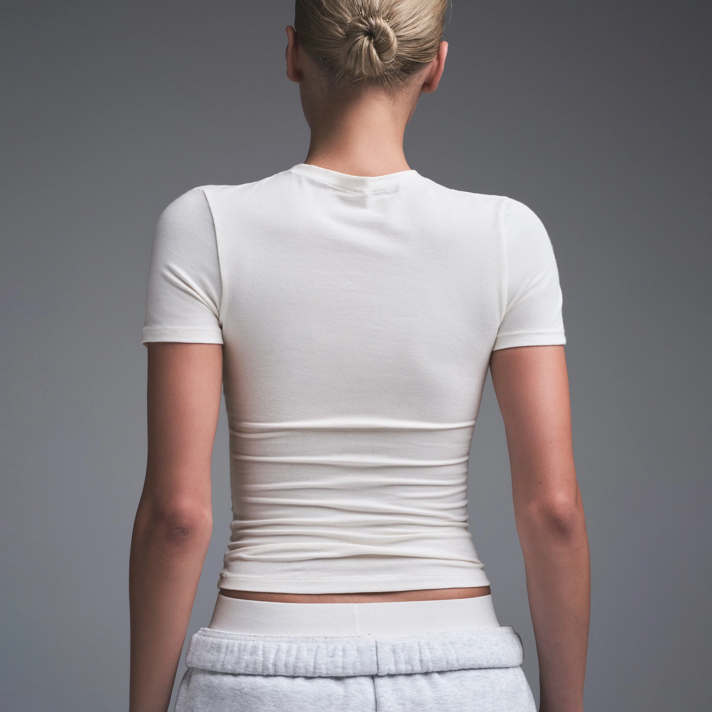 COTTON JERSEY T-SHIRT | MARBLE - Image 3