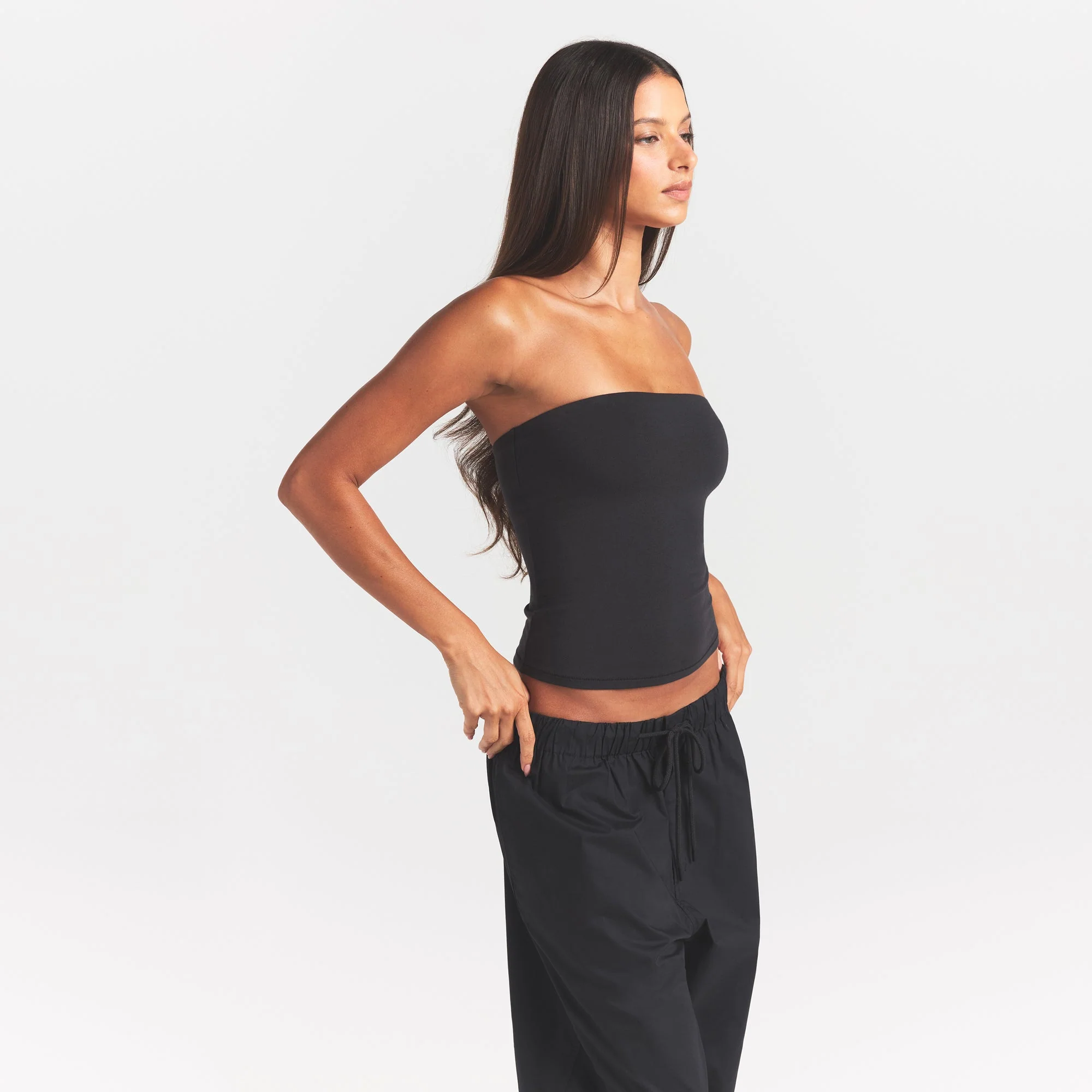 COTTON JERSEY TUBE TOP | SOOT - Image 4