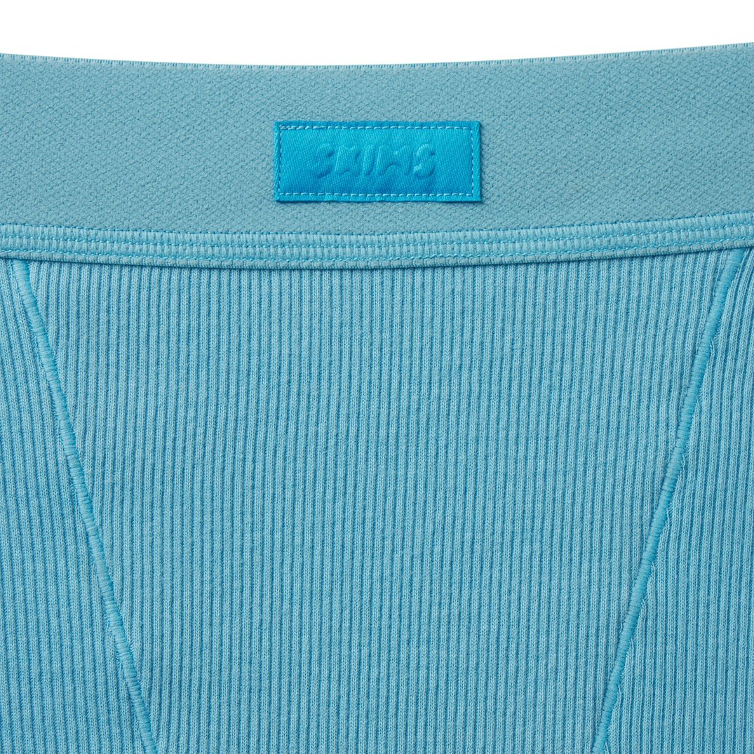 COTTON RIB BOXER | WATER - Image 4