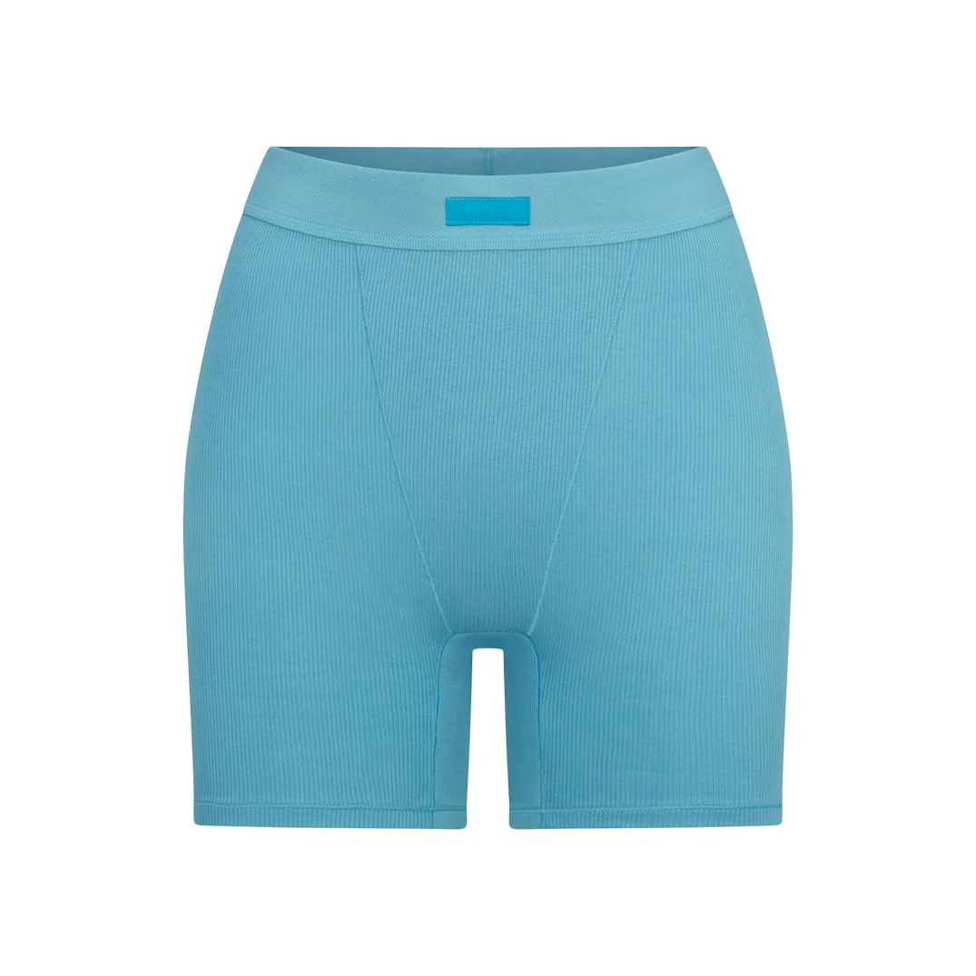 COTTON RIB BOXER | WATER - Image 5