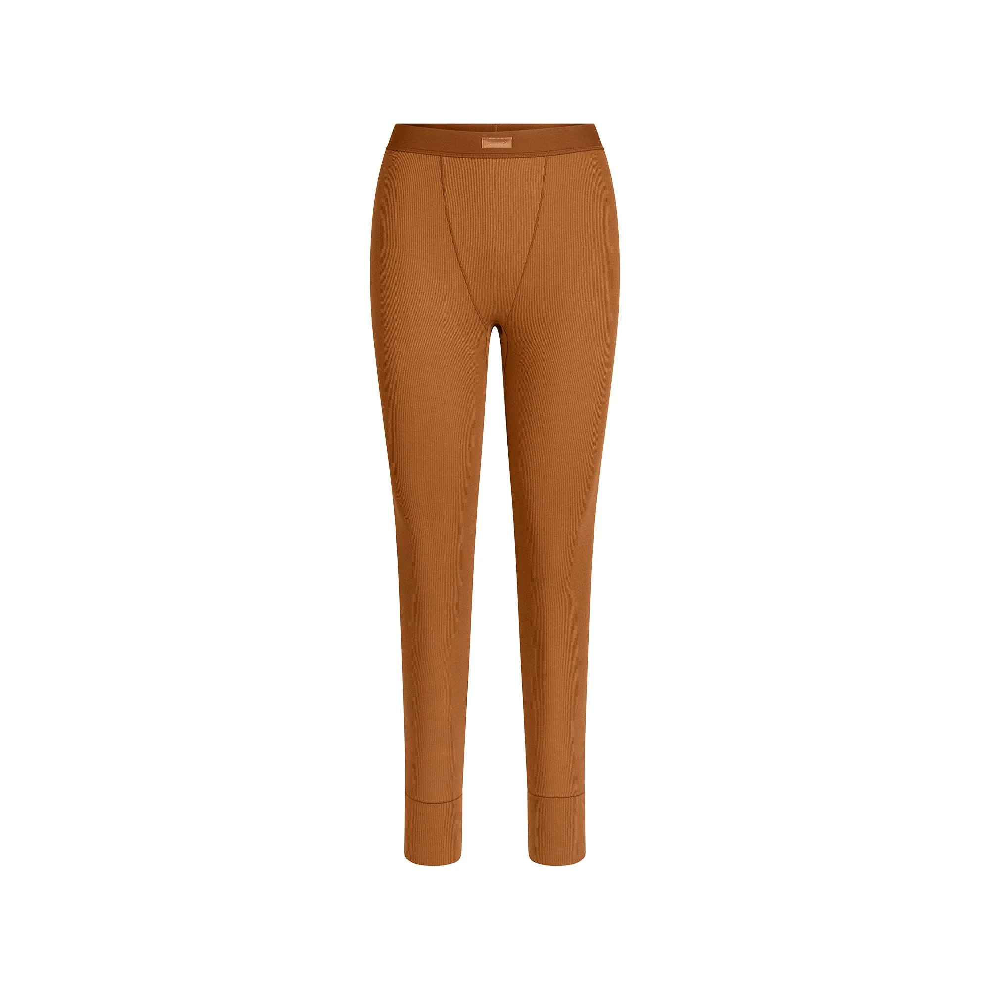 COTTON RIB LEGGING | CHAI - Image 4