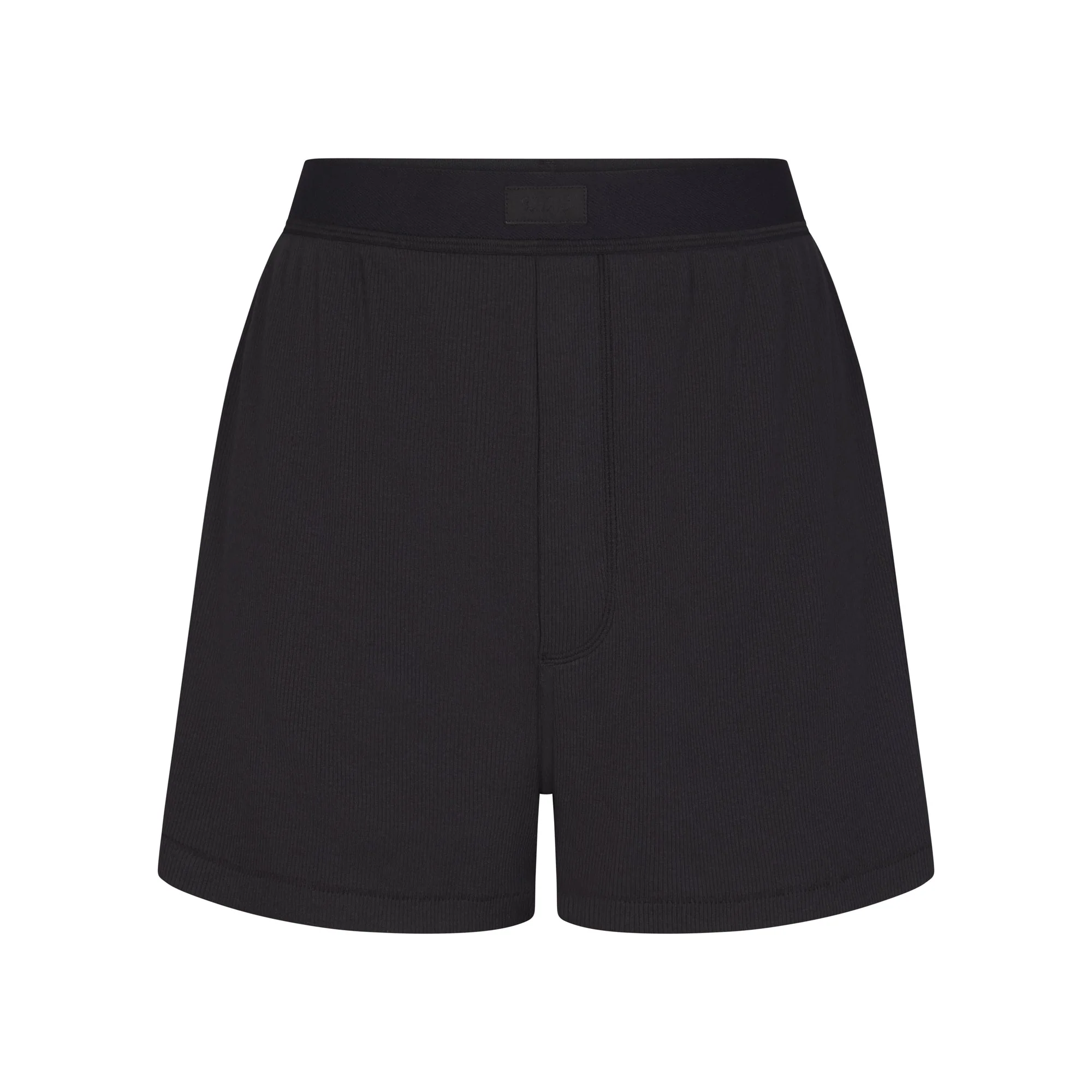 COTTON RIB LOOSE BOXER | SOOT - Image 5