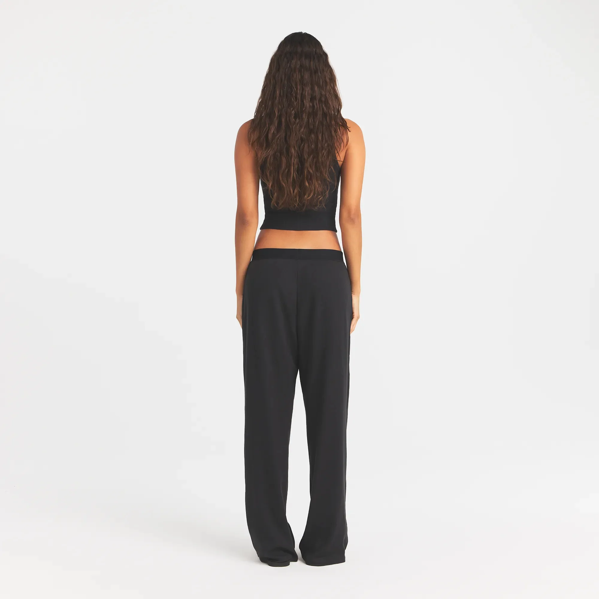 COTTON RIB RELAXED PANT | SOOT - Image 5