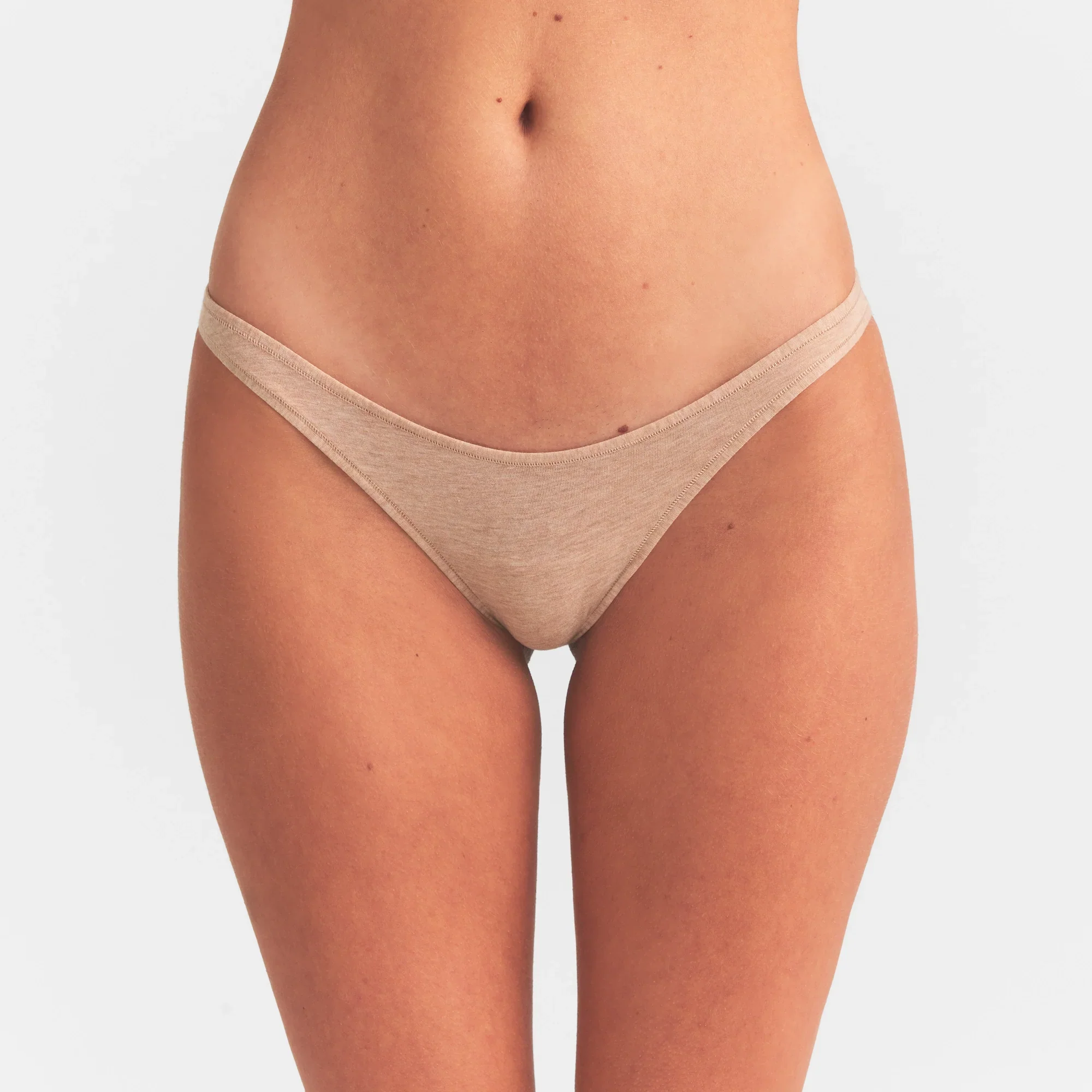 EVERYDAY COTTON BIKINI | CLAY HEATHER - Image 3