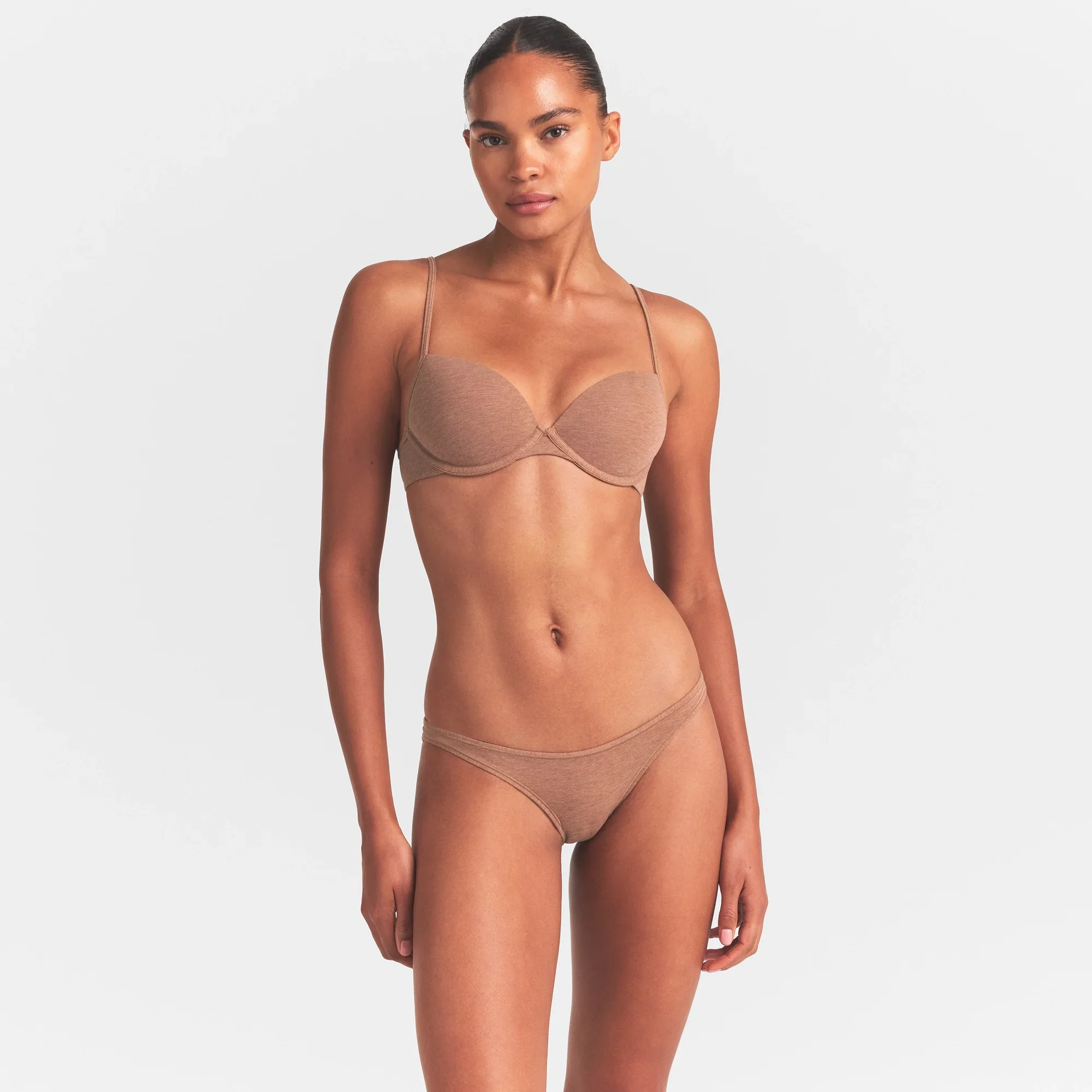 EVERYDAY COTTON BIKINI | SIENNA HEATHER - Image 3