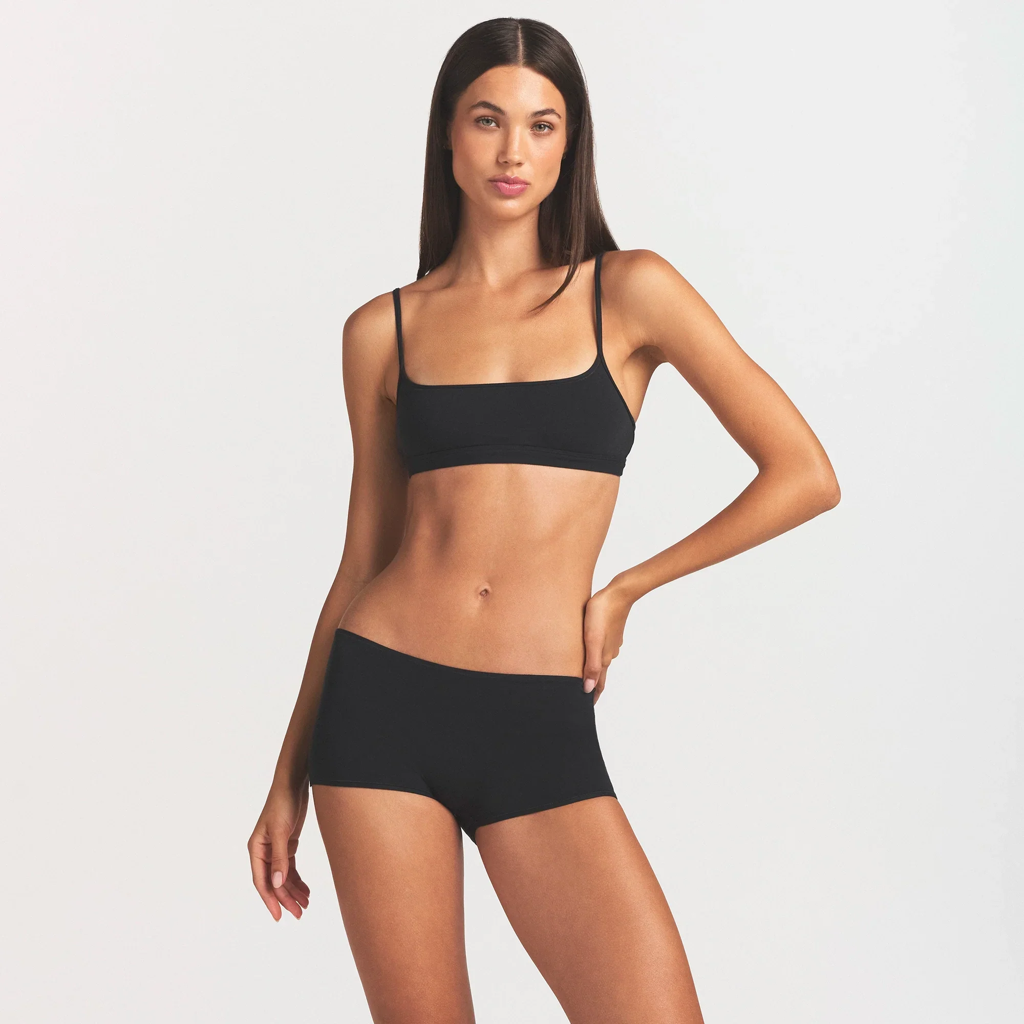 EVERYDAY COTTON BOY SHORT | ONYX - Image 4