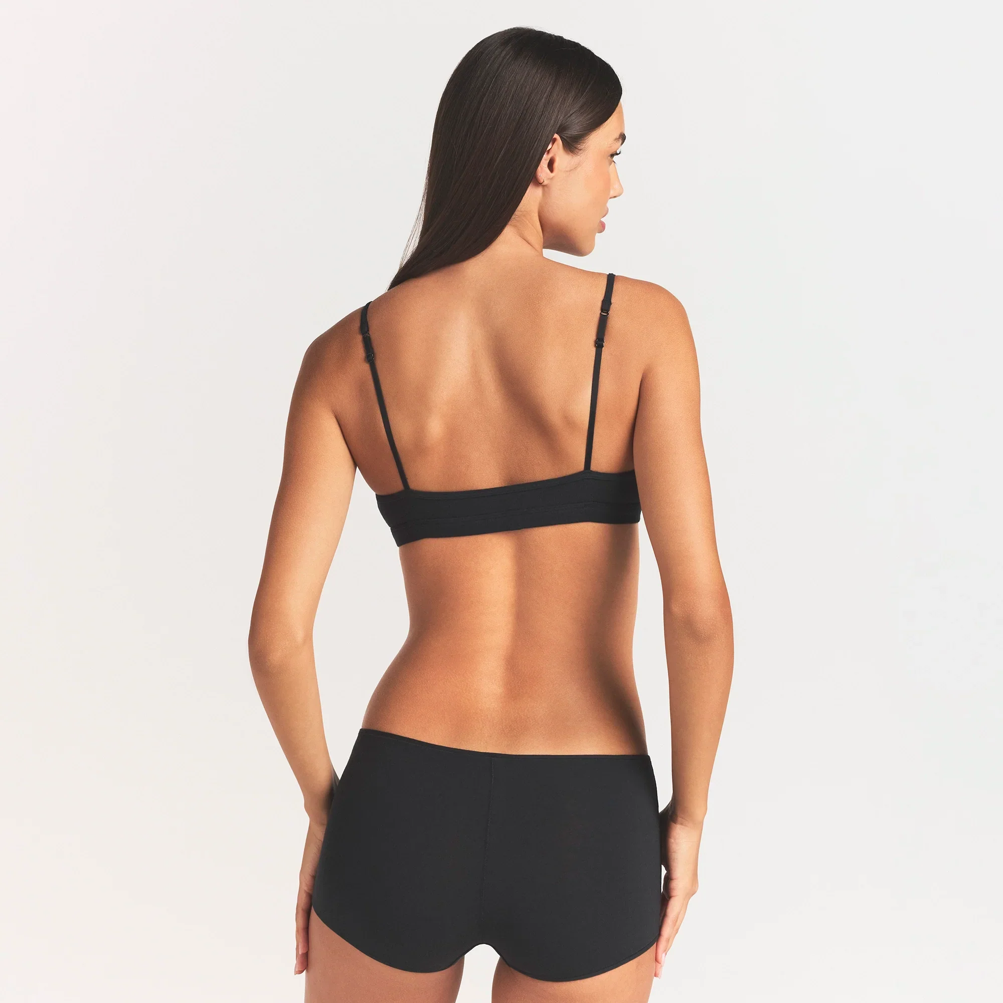 EVERYDAY COTTON SCOOP BRALETTE | ONYX - Image 3