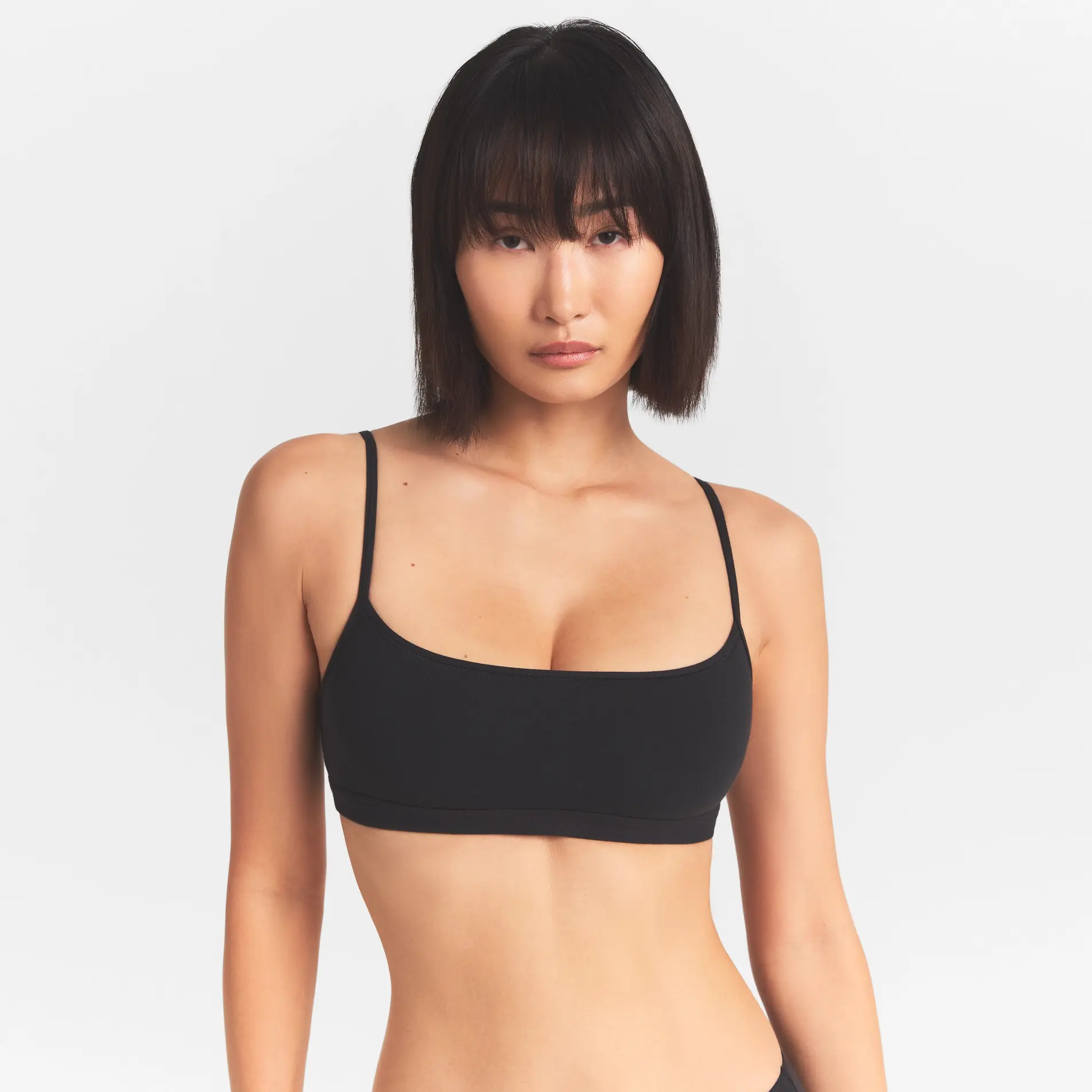EVERYDAY COTTON SCOOP BRALETTE | ONYX - Image 5