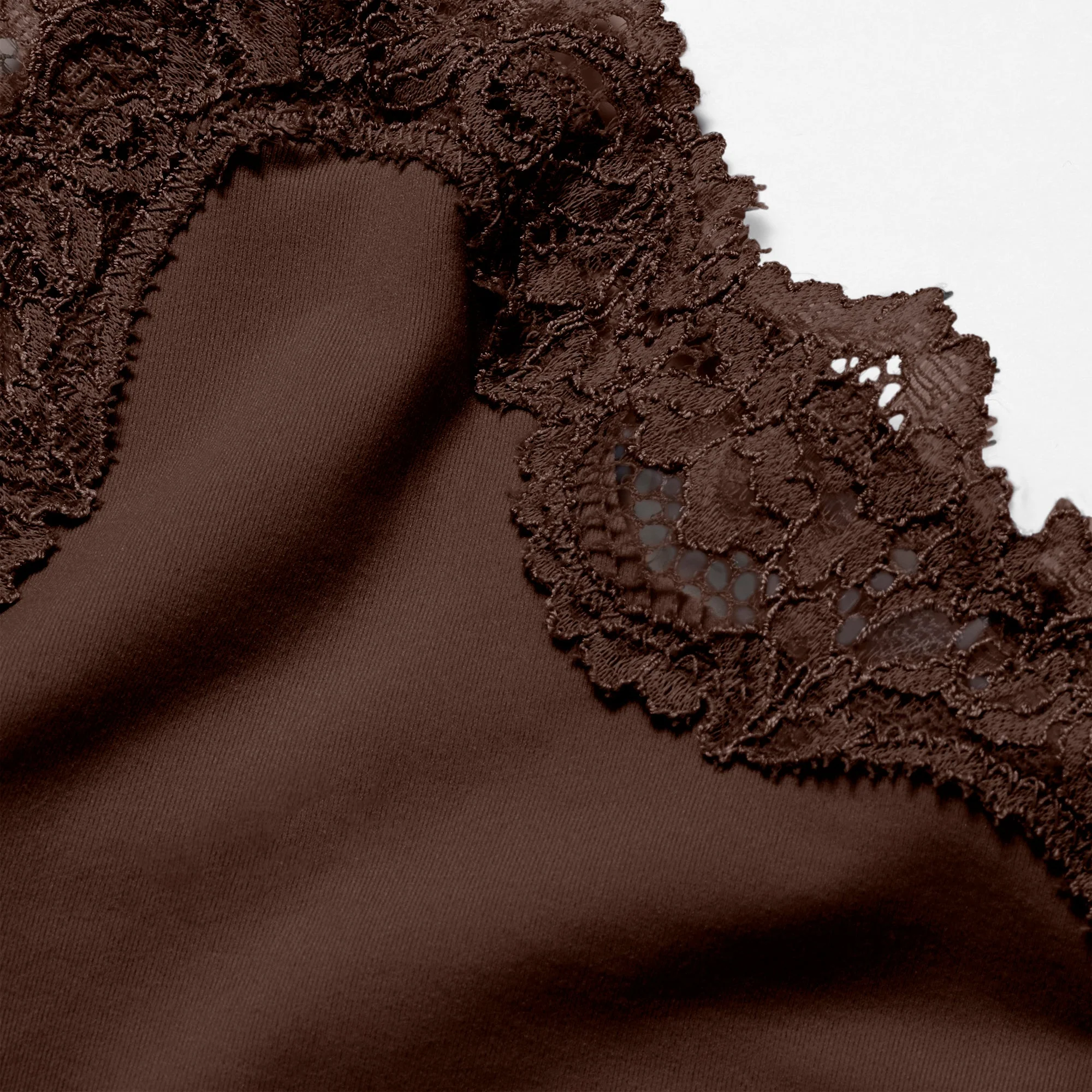 FITS EVERYBODY LACE TRIANGLE CAMI | ESPRESSO - Image 4