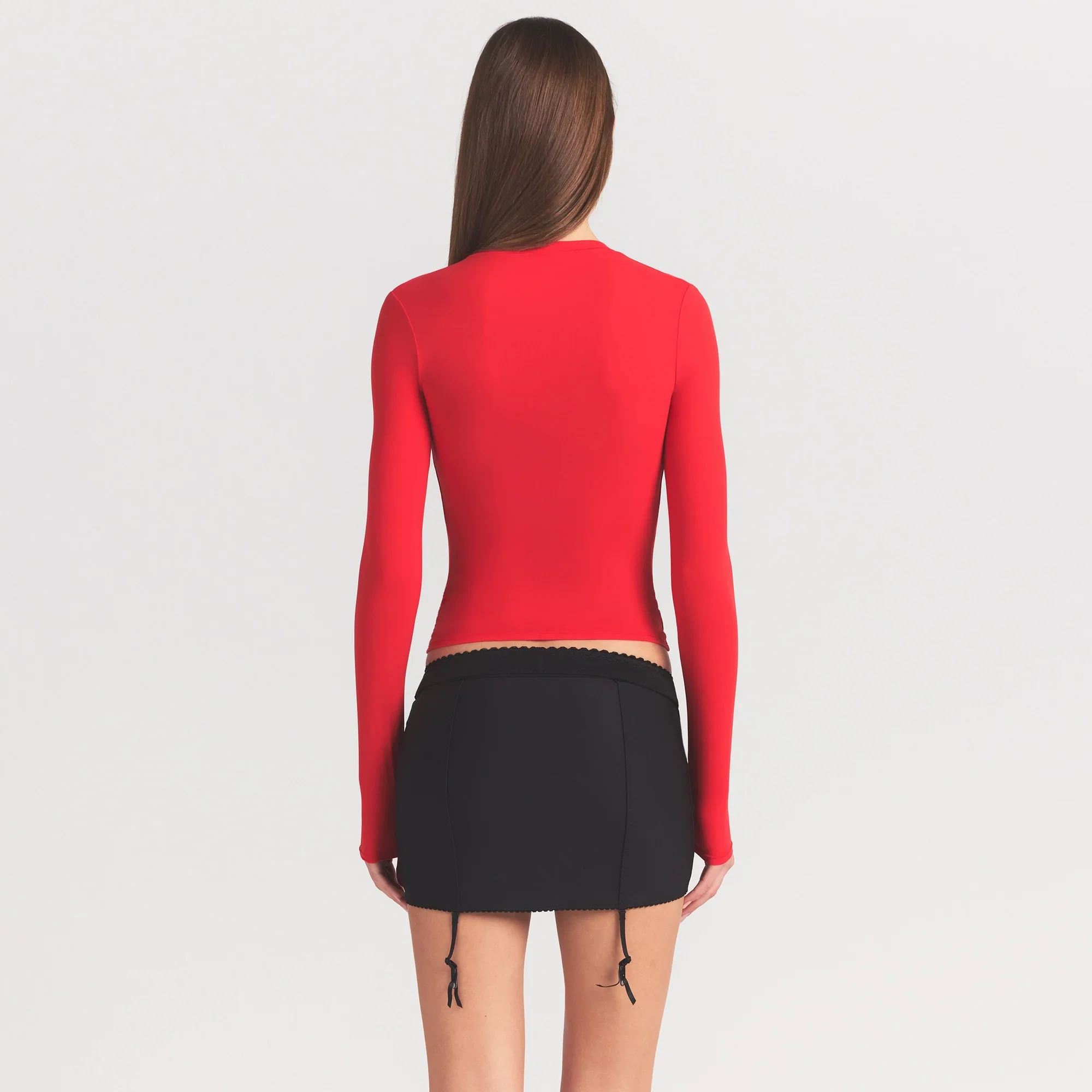 FITS EVERYBODY LONG SLEEVE T-SHIRT | CHERRY - Image 4