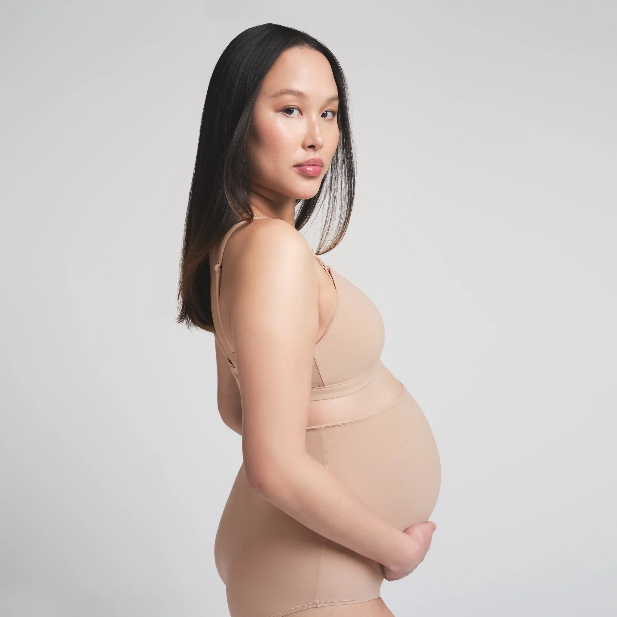 FITS EVERYBODY MATERNITY NURSING SCOOP BRALETTE | CLAY - Image 3