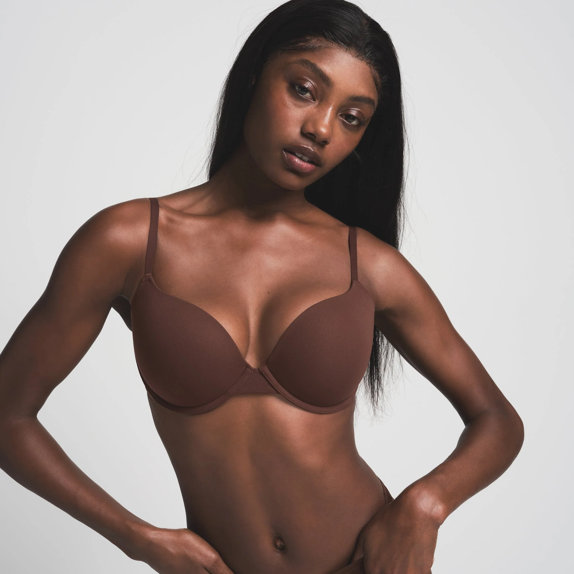 FITS EVERYBODY PUSH-UP BRA | COCOA - Image 3