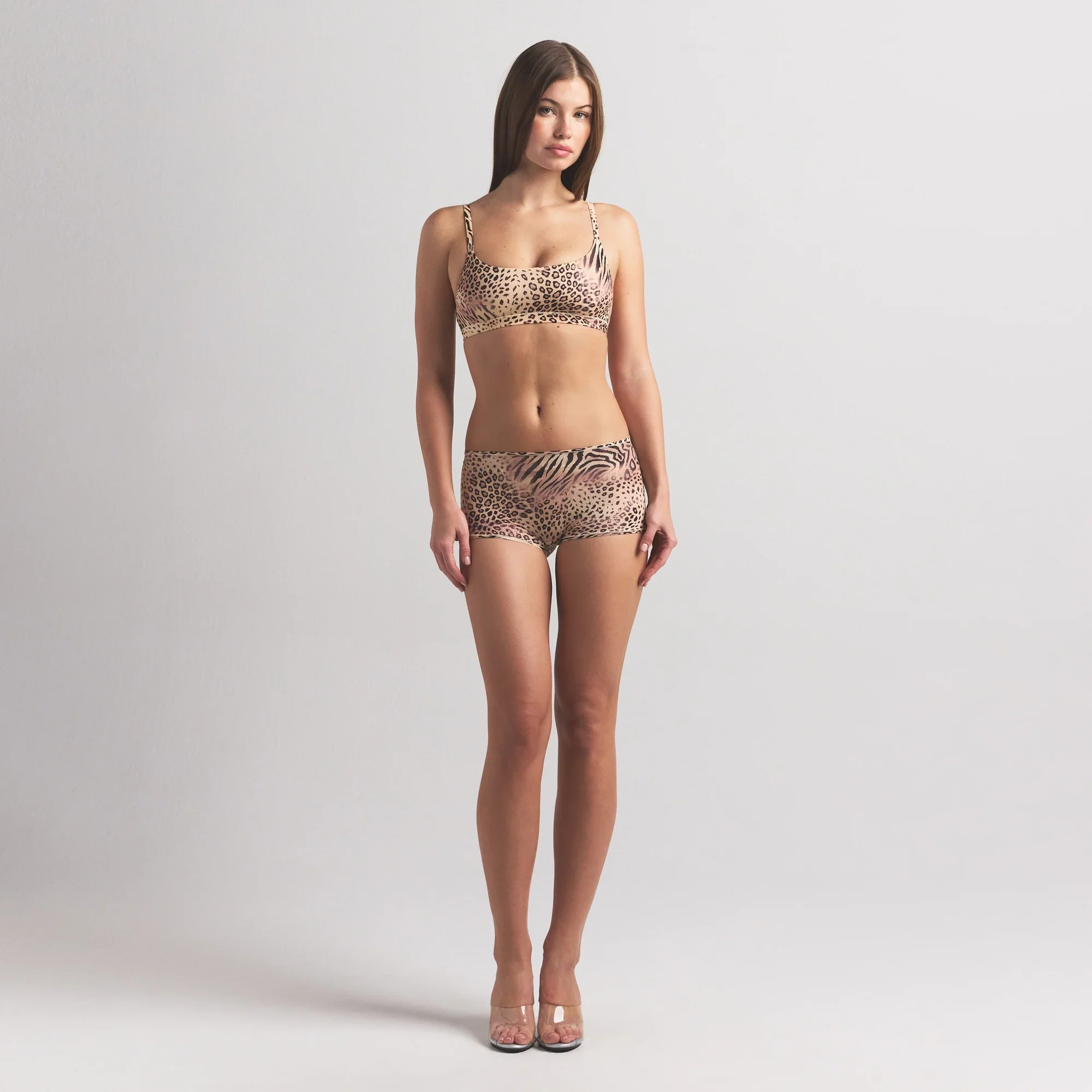 FITS EVERYBODY SCOOP BRALETTE | SAND MULTI ANIMAL - Image 5