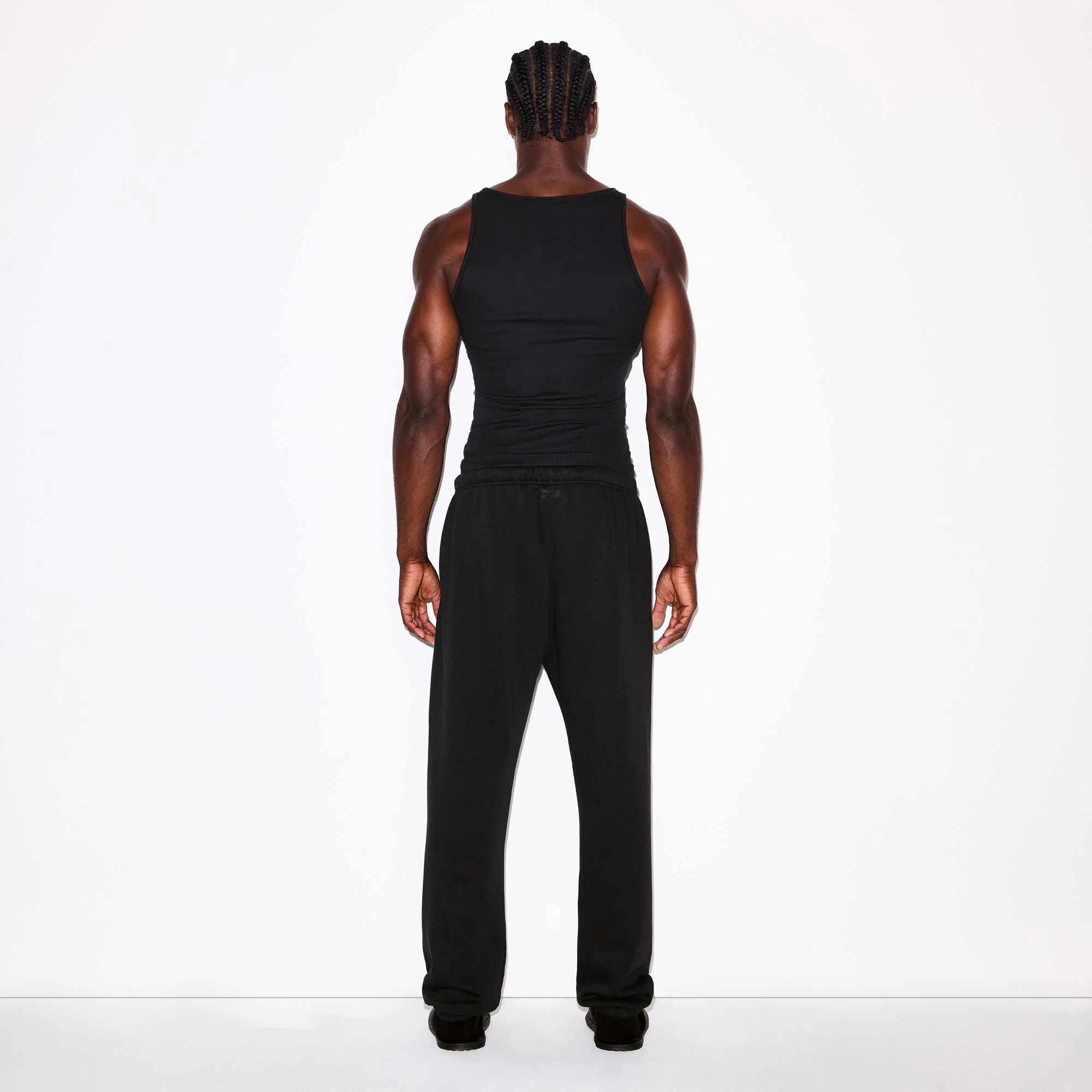 FLEECE LOUNGE MENS RELAXED JOGGER | WASHED ONYX - Image 2