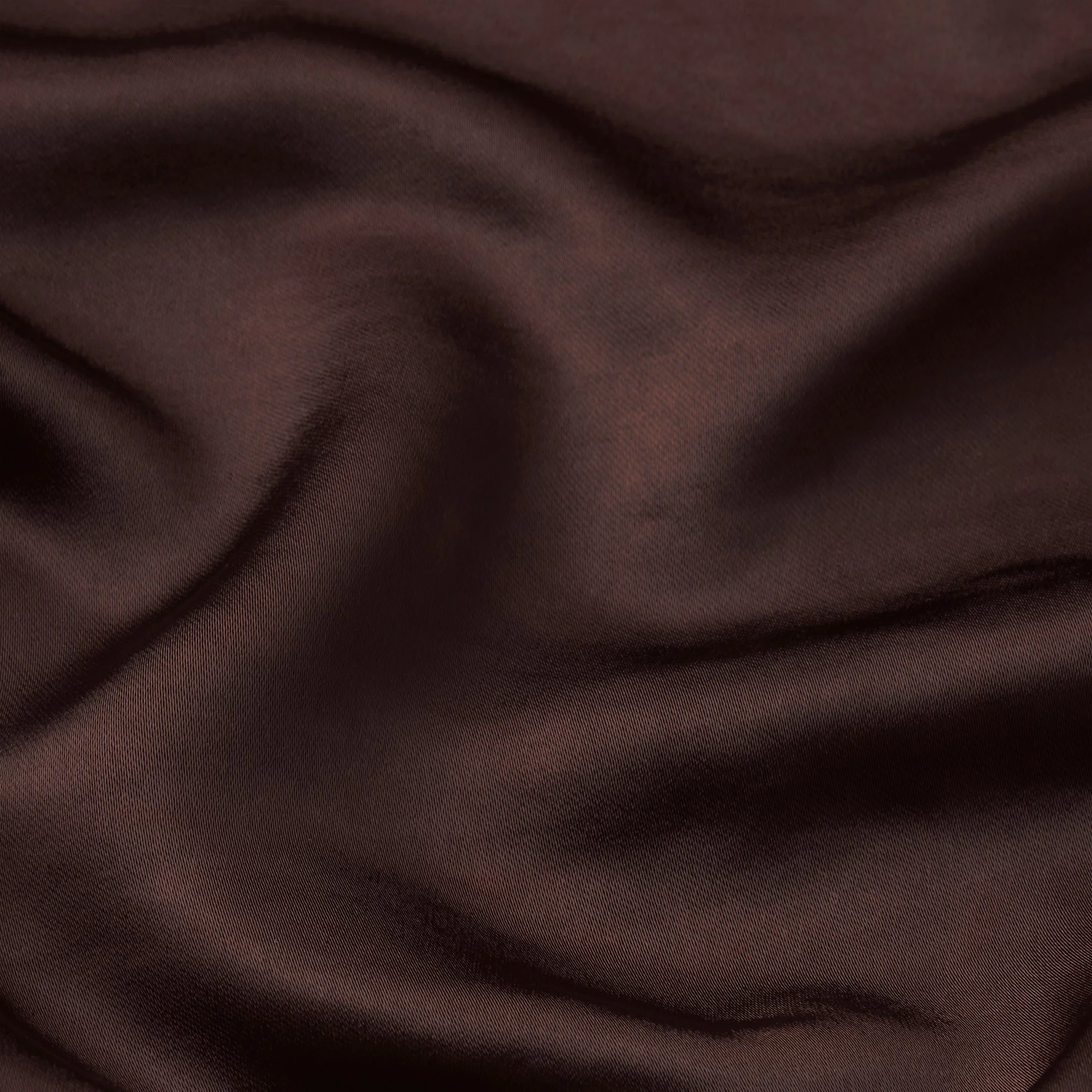 LIGHTWEIGHT SATIN OVERSIZED SHIRT | ESPRESSO - Image 4