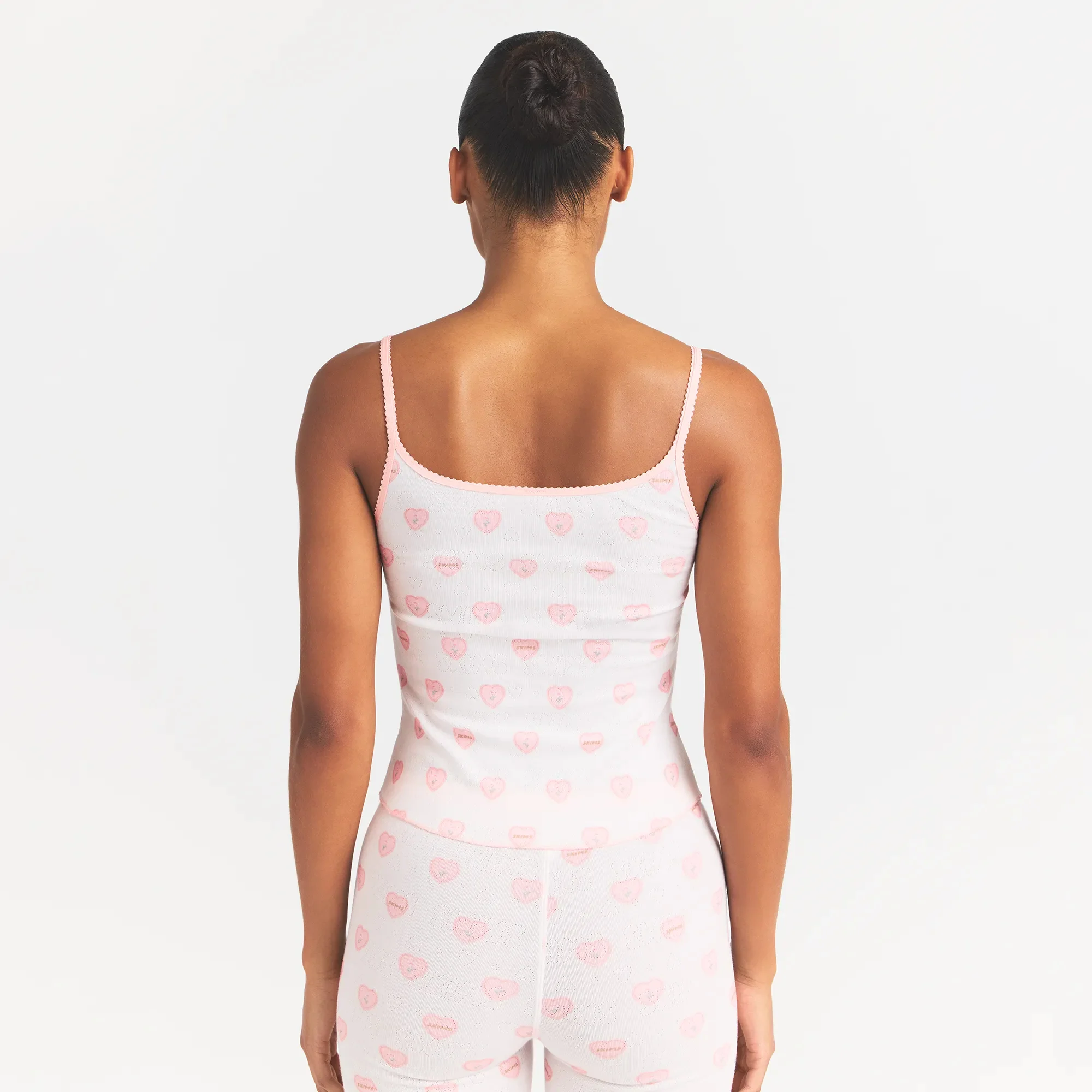 LOGO POINTELLE TANK | SNOW LACE HEARTS - Image 4