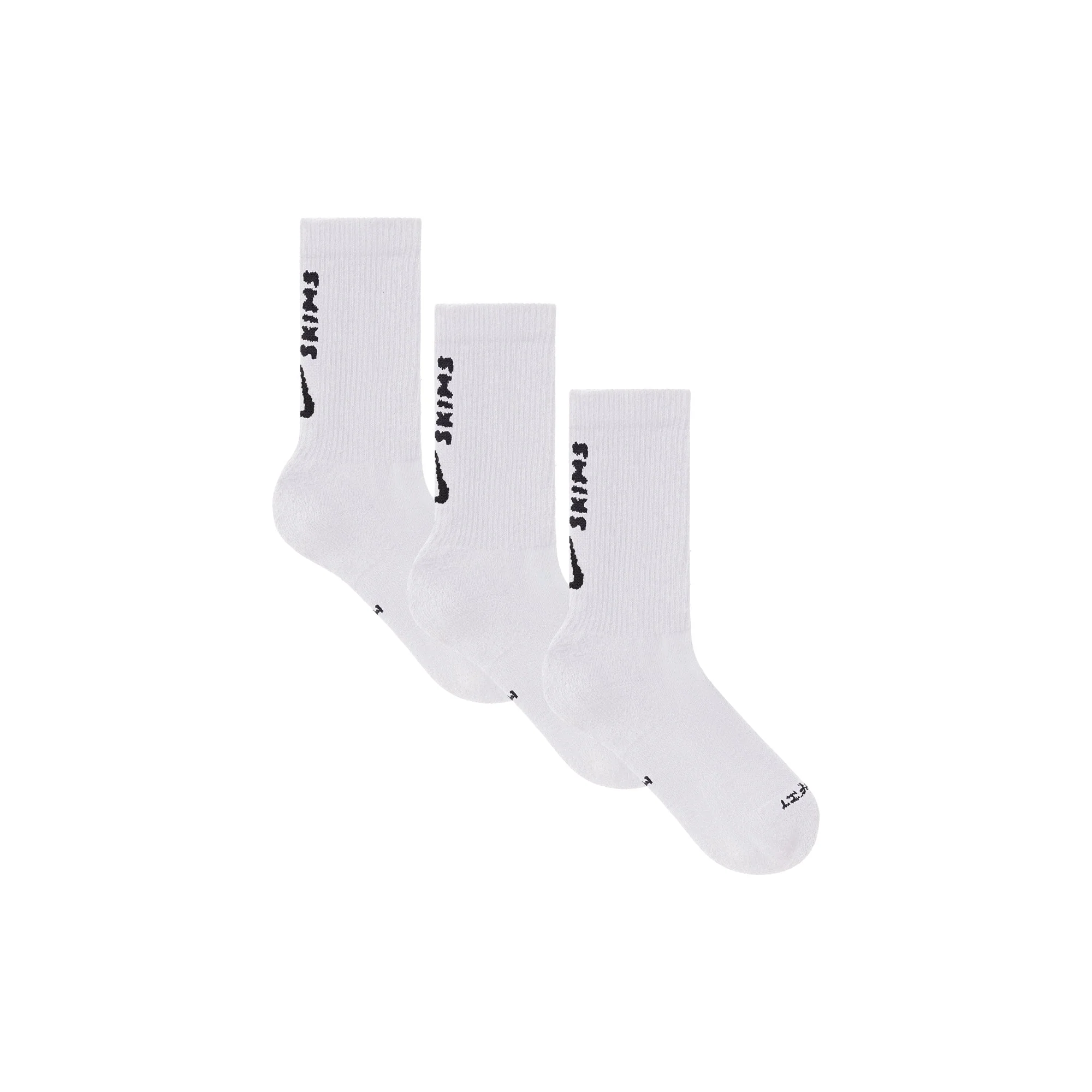 NikeSKIMS ACCESSORIES DRI-FIT CREW SOCK 3-PACK | SNOW - Image 4