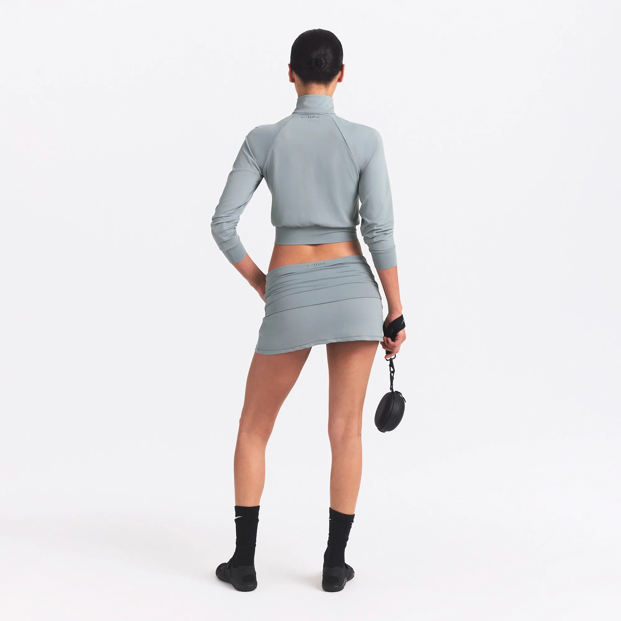NikeSKIMS AIRY FOLDOVER SKORT | WASHED PACIFIC - Image 5