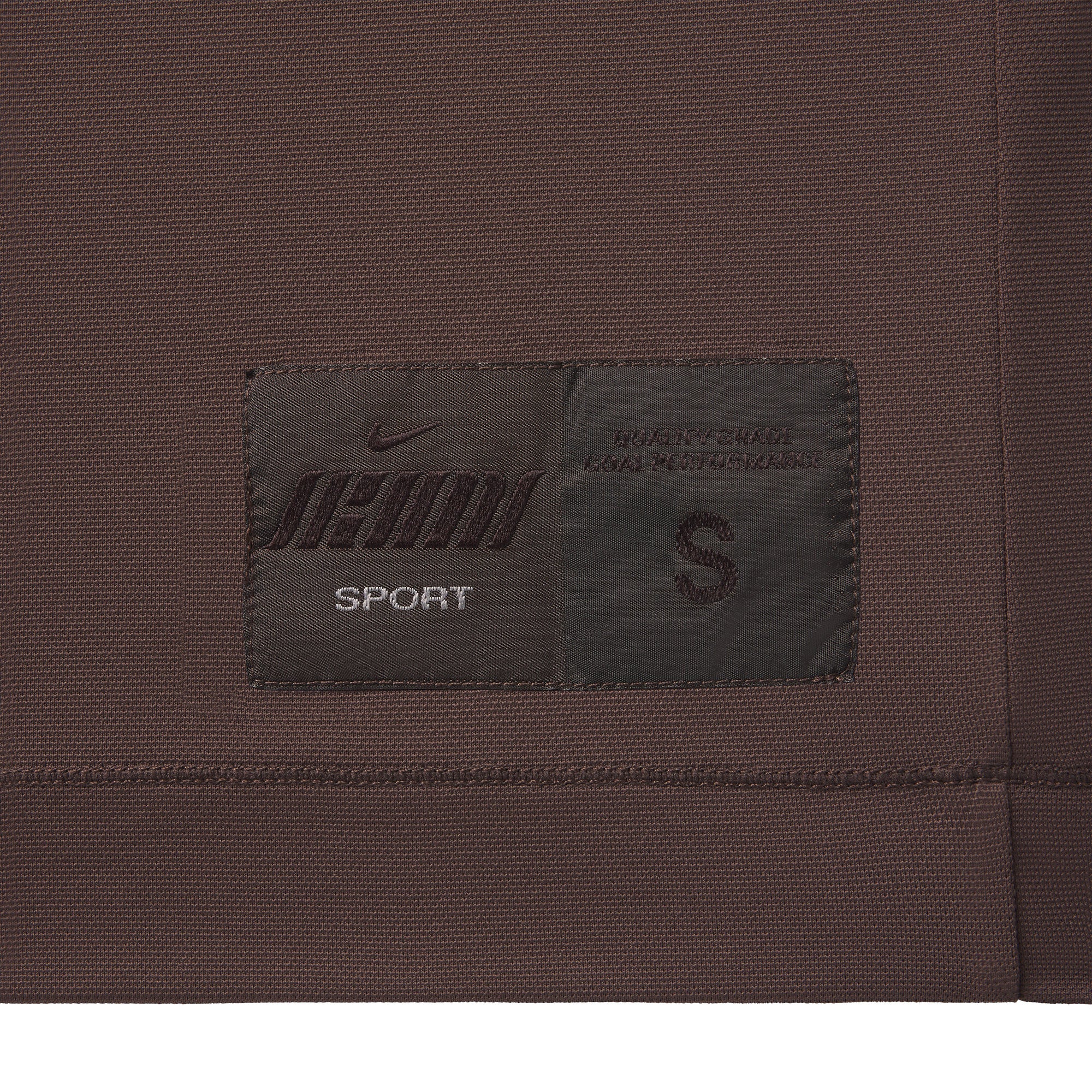NikeSKIMS AIRY V-NECK OVERSIZED LONG SLEEVE TOP | DARK SEPIA - Image 4