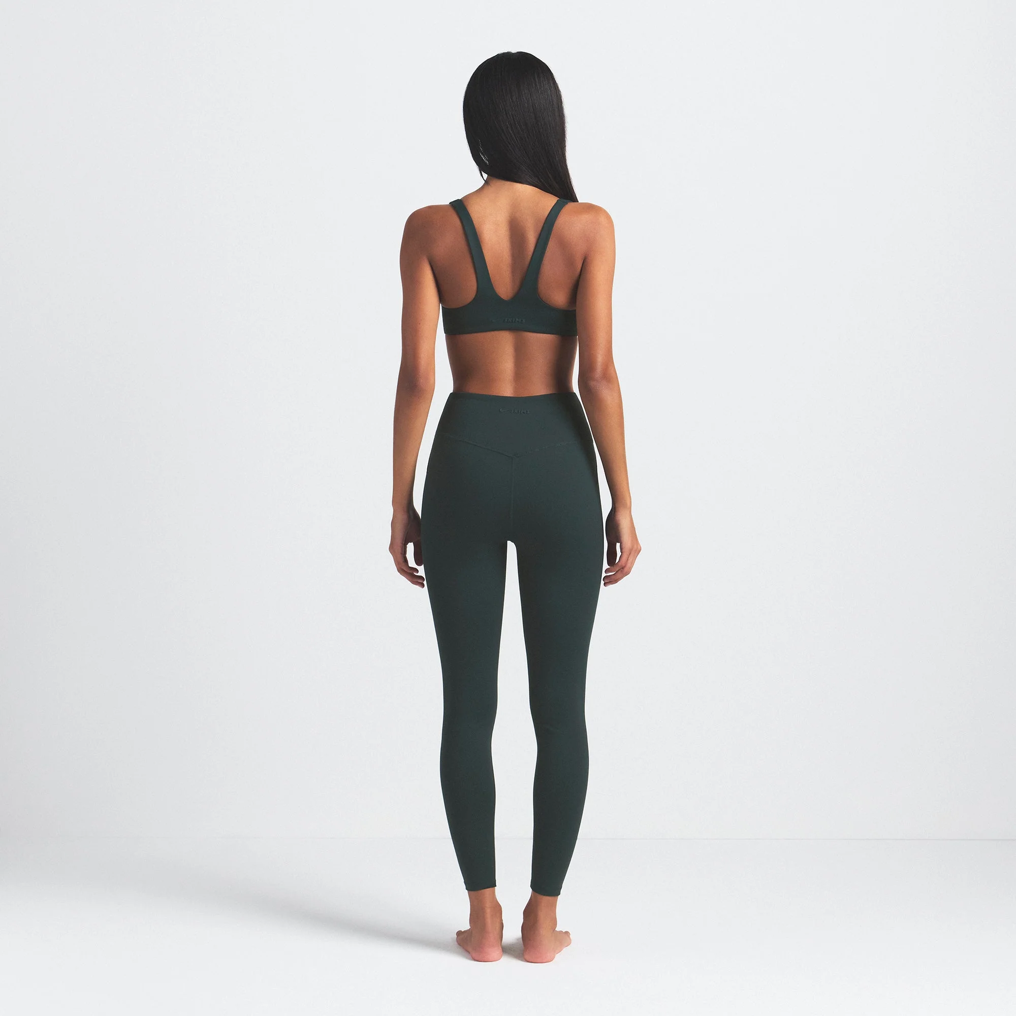 NikeSKIMS MATTE 26" LEGGING | DARK TEAL - Image 4