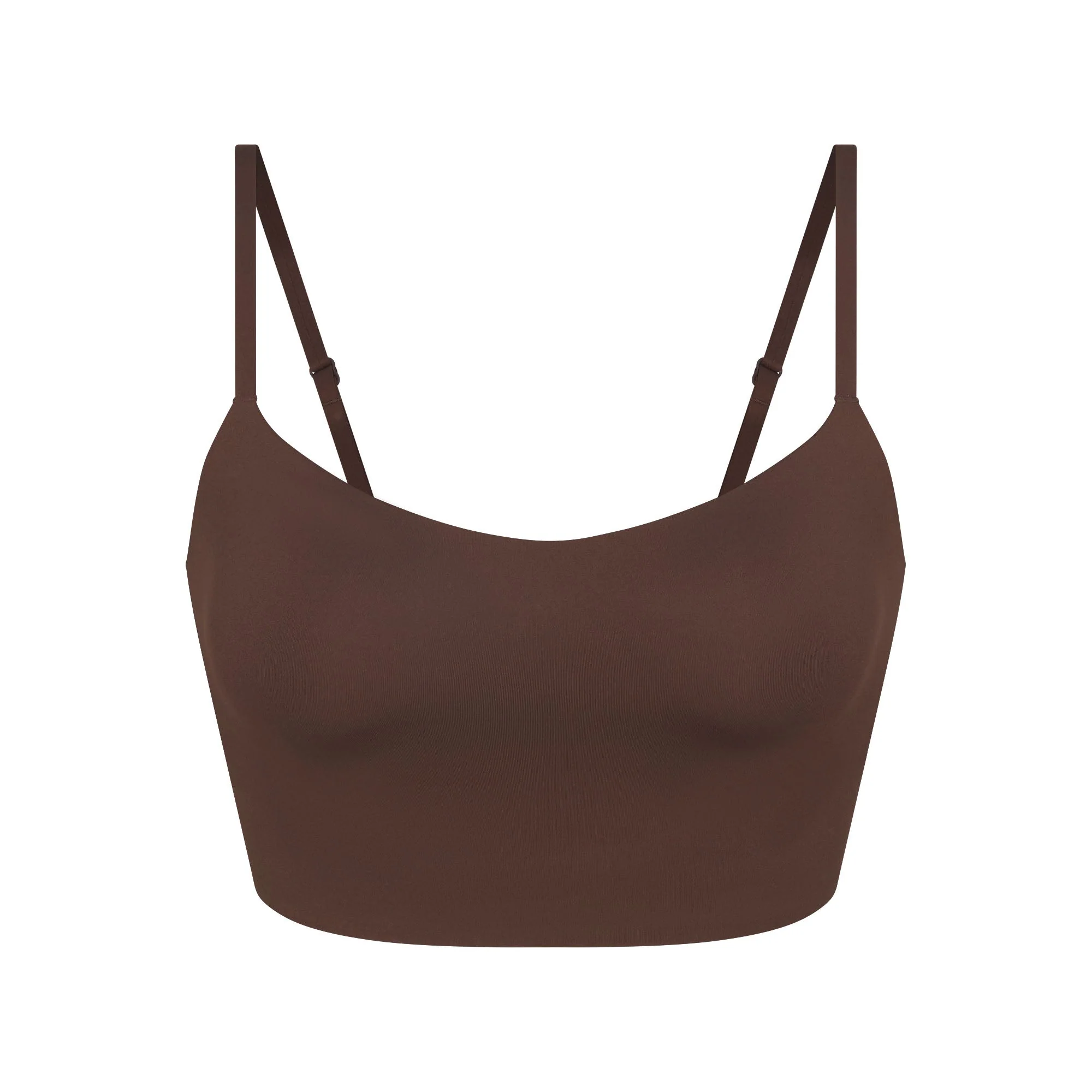 NikeSKIMS MATTE CAMI BRA TOP | DARK SEPIA - Image 4