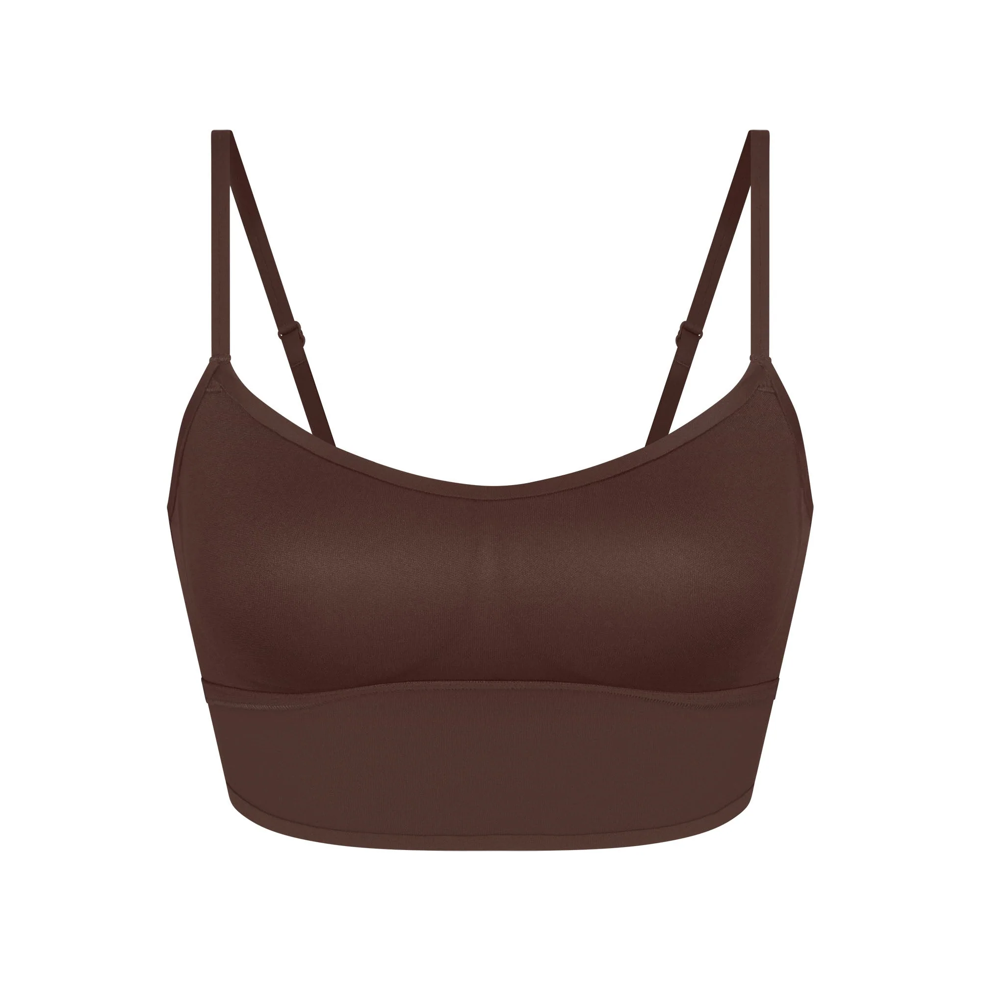 NikeSKIMS MATTE CAMI BRA TOP | DARK SEPIA - Image 5