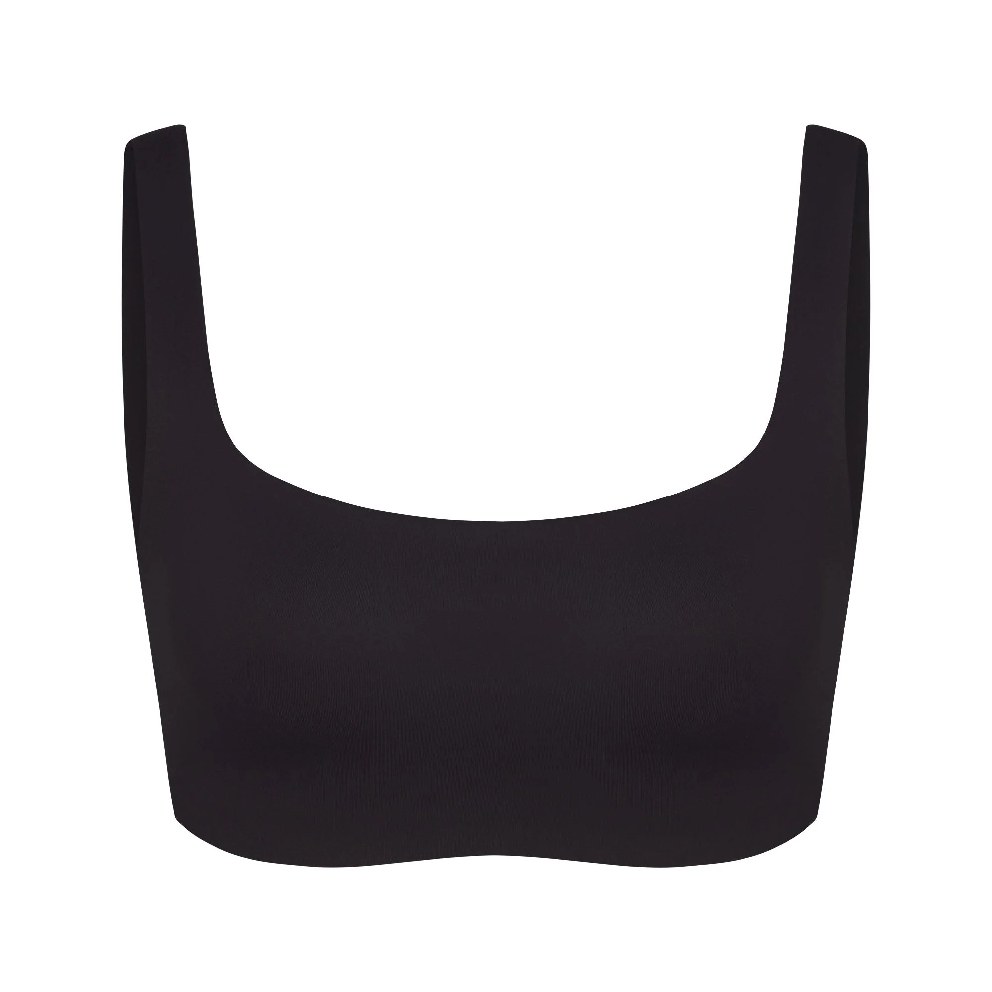 NikeSKIMS MATTE SCOOP NECK BRA | OBSIDIAN - Image 7