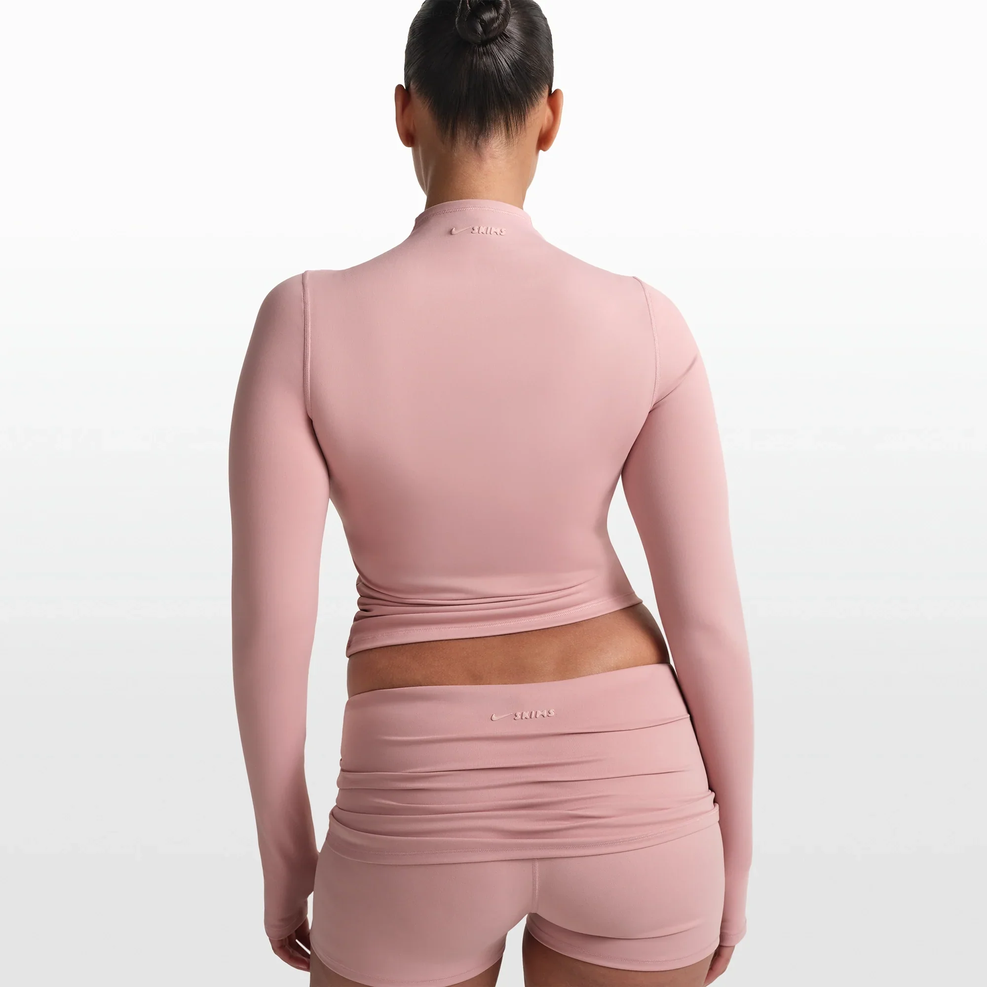 NikeSKIMS MATTE ZIP FRONT TOP | HIMALAYAN - Image 4