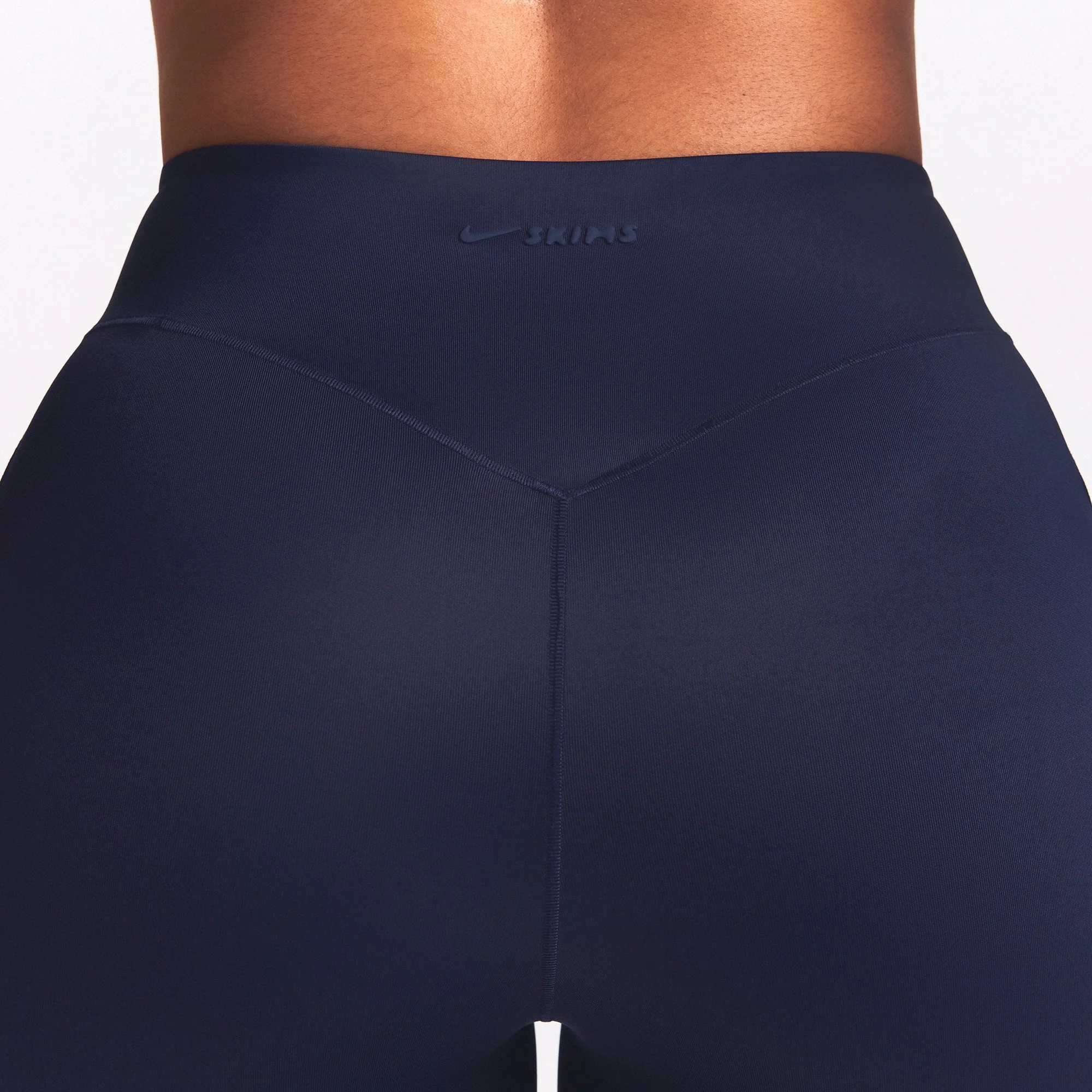 NikeSKIMS SHINE BONDED WAIST 26" LEGGING | NAVY - Image 3