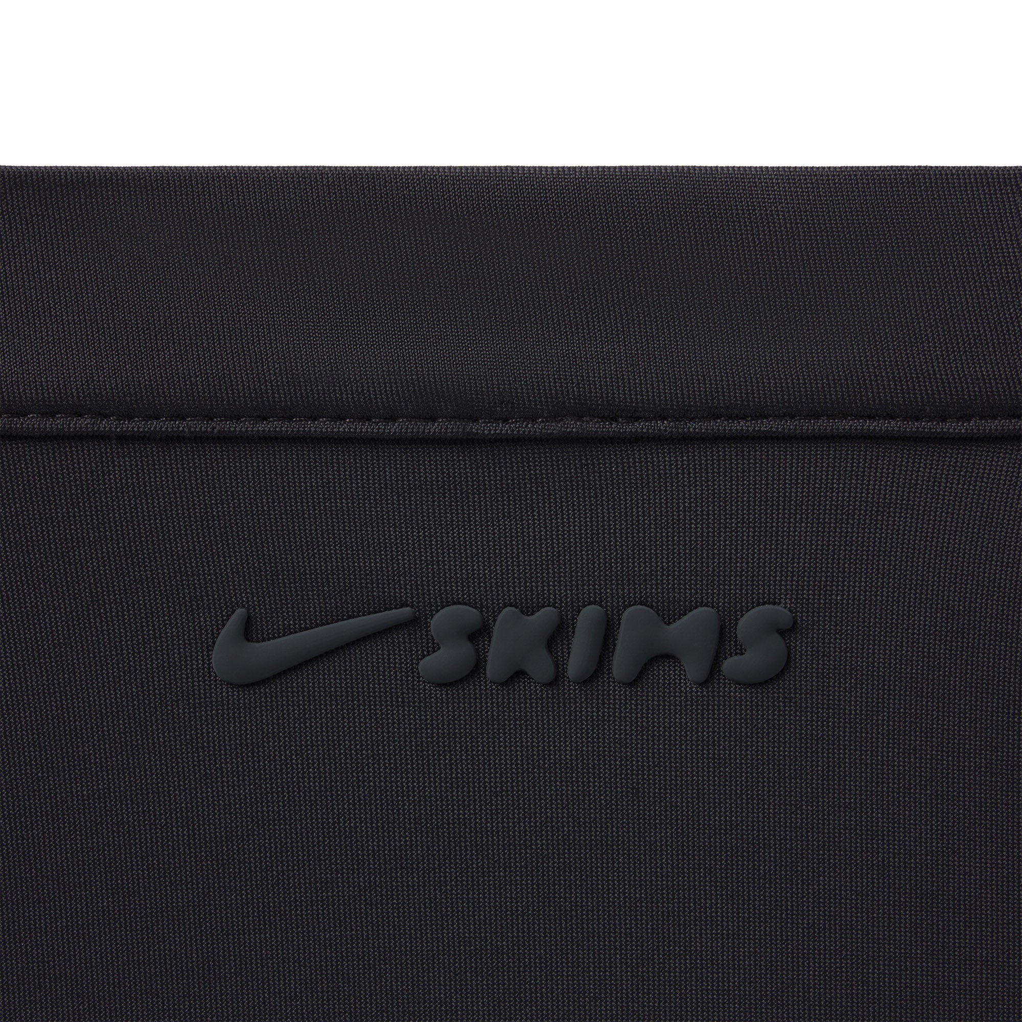 NikeSKIMS SHINE LONG SLEEVE HALF ZIP | OBSIDIAN - Image 5