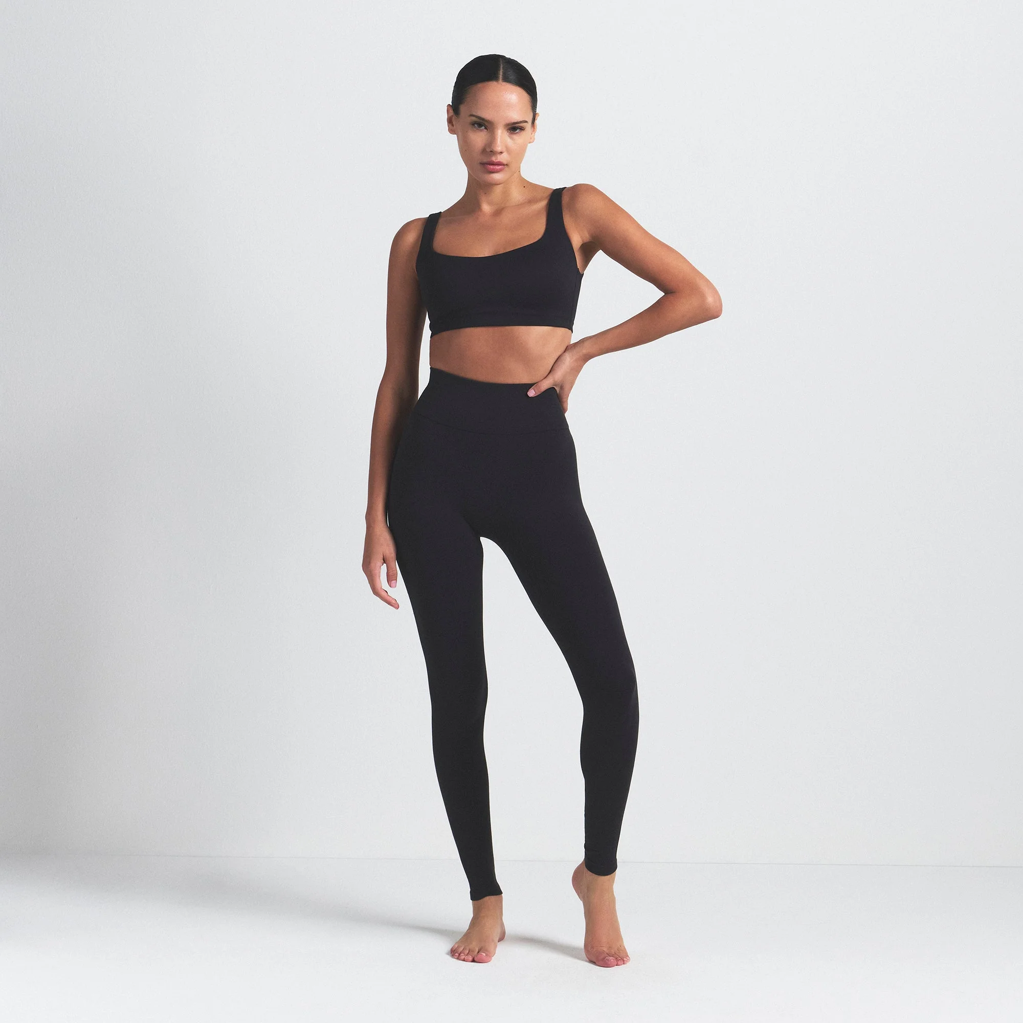 NikeSKIMS VINTAGE SEAMLESS LEGGING 26" | OBSIDIAN