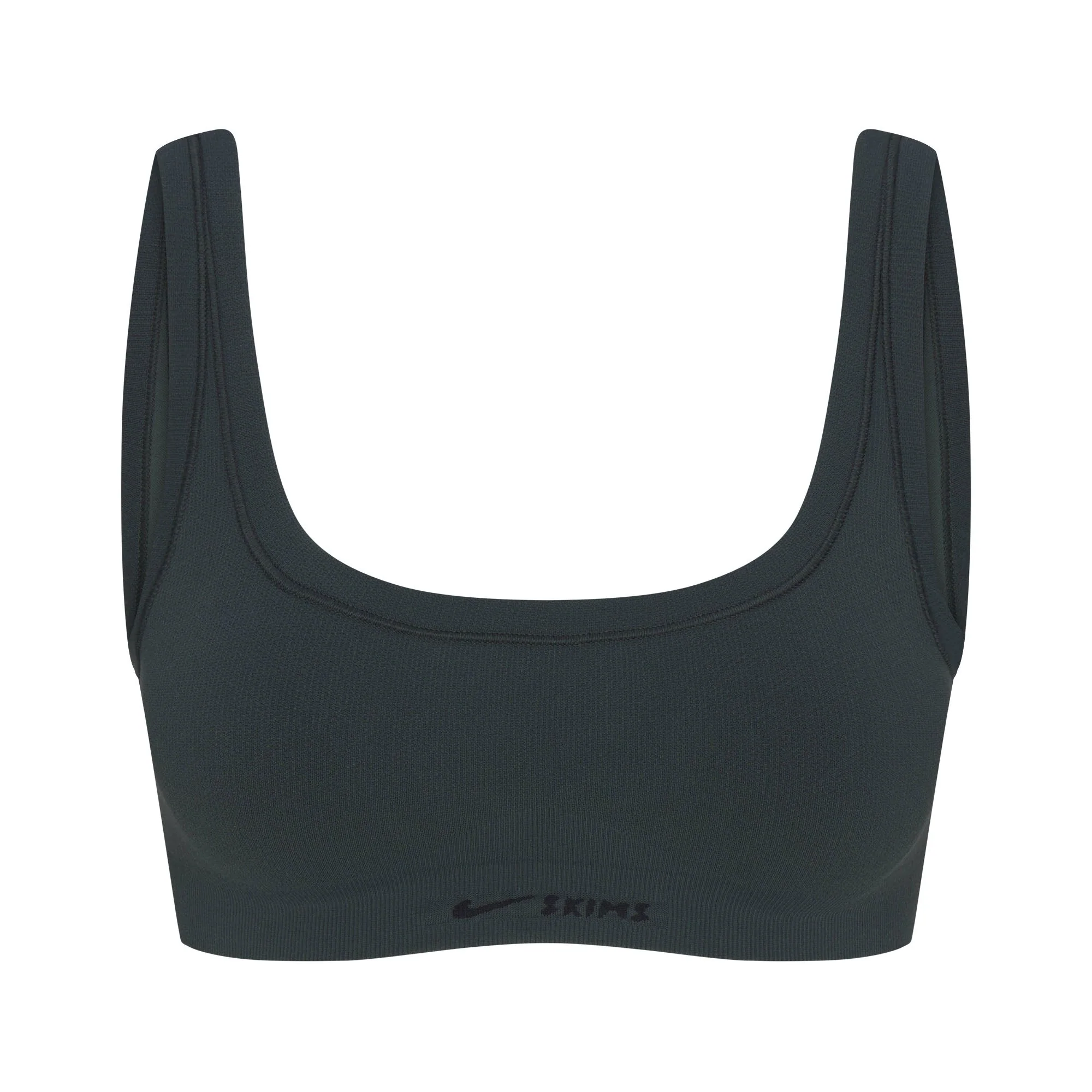 NikeSKIMS VINTAGE SEAMLESS SCOOP NECK BRA | DARK TEAL - Image 7