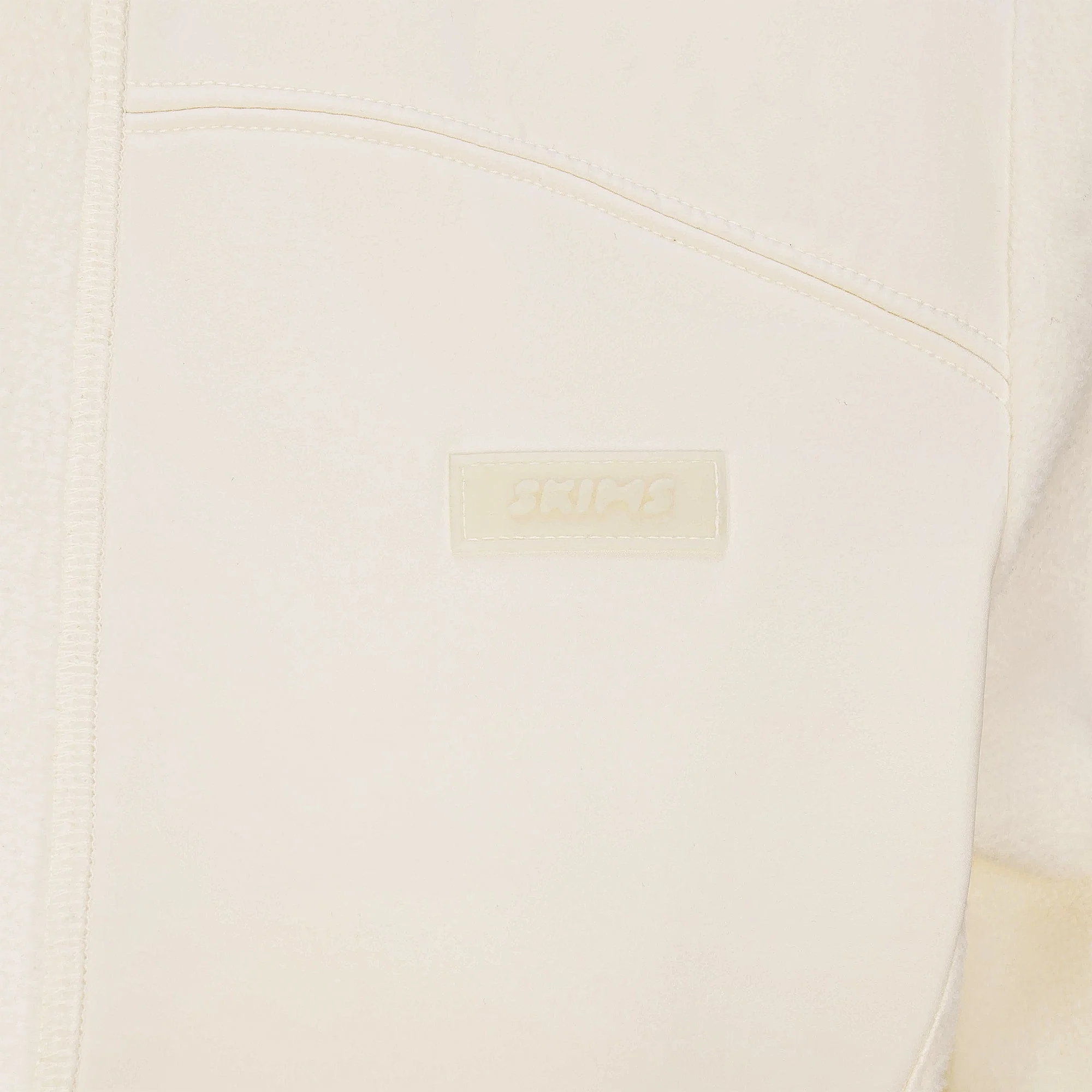OUTDOOR FLEECE FITTED JACKET | ECRU - Image 5