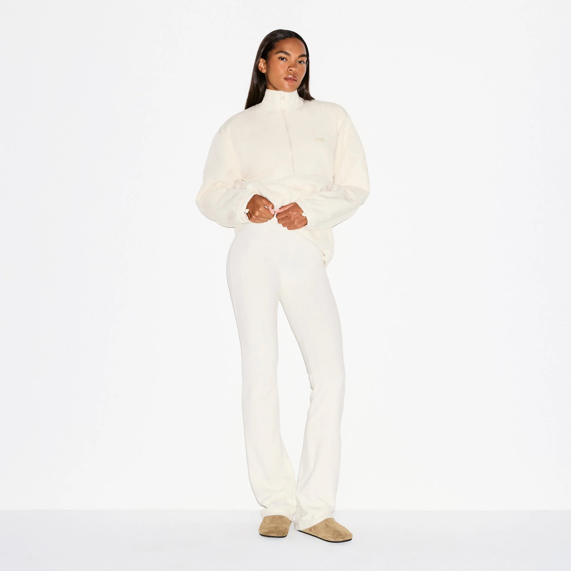 OUTDOOR FLEECE PANT | ECRU - Image 5