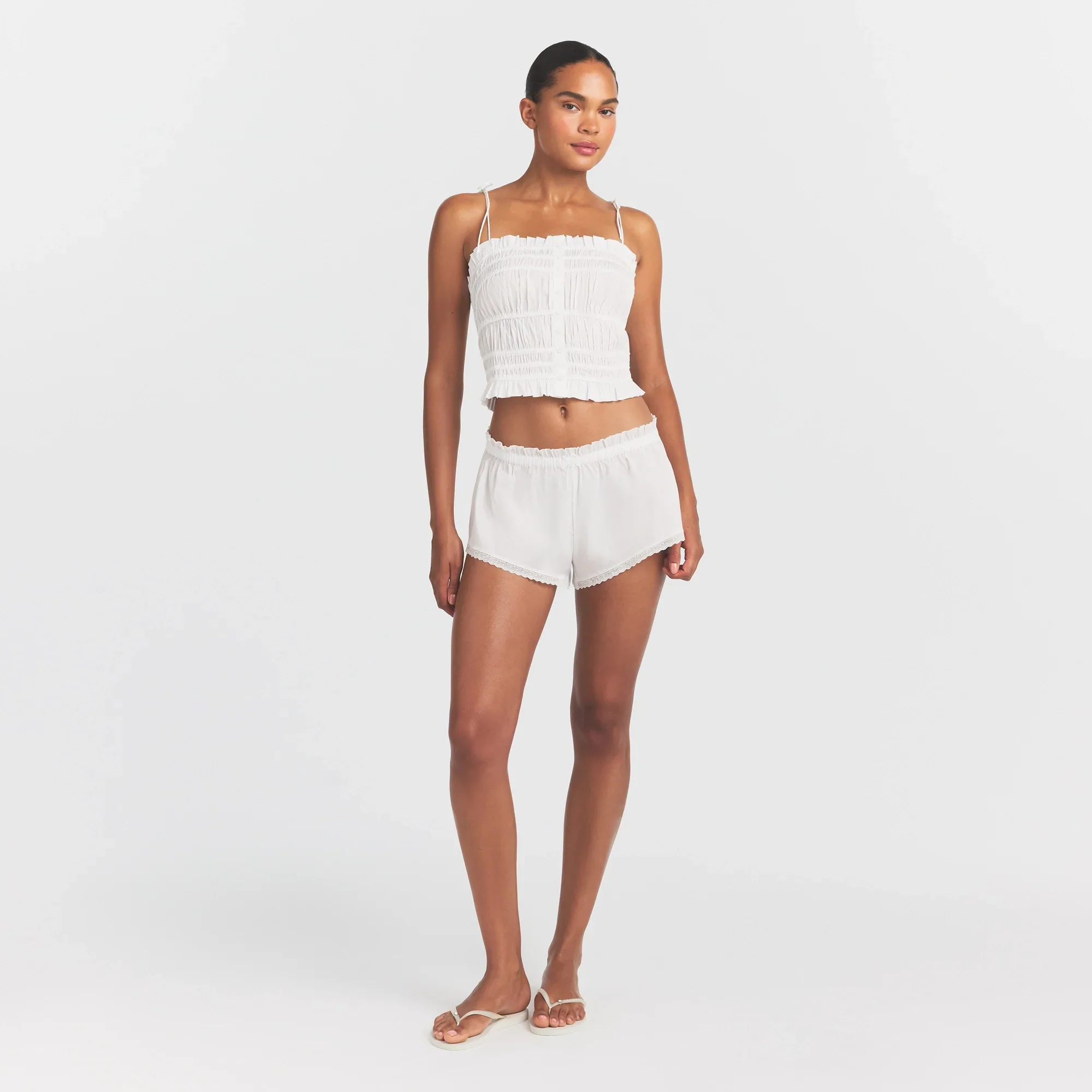 POPLIN APPAREL SHORT | SNOW