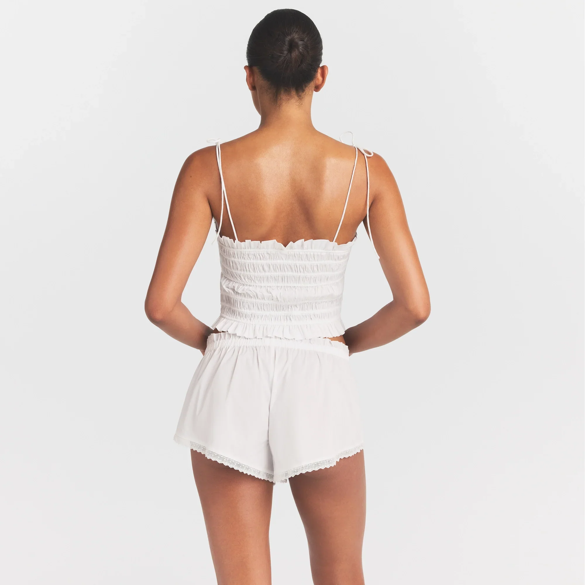 POPLIN APPAREL SHORT | SNOW - Image 2